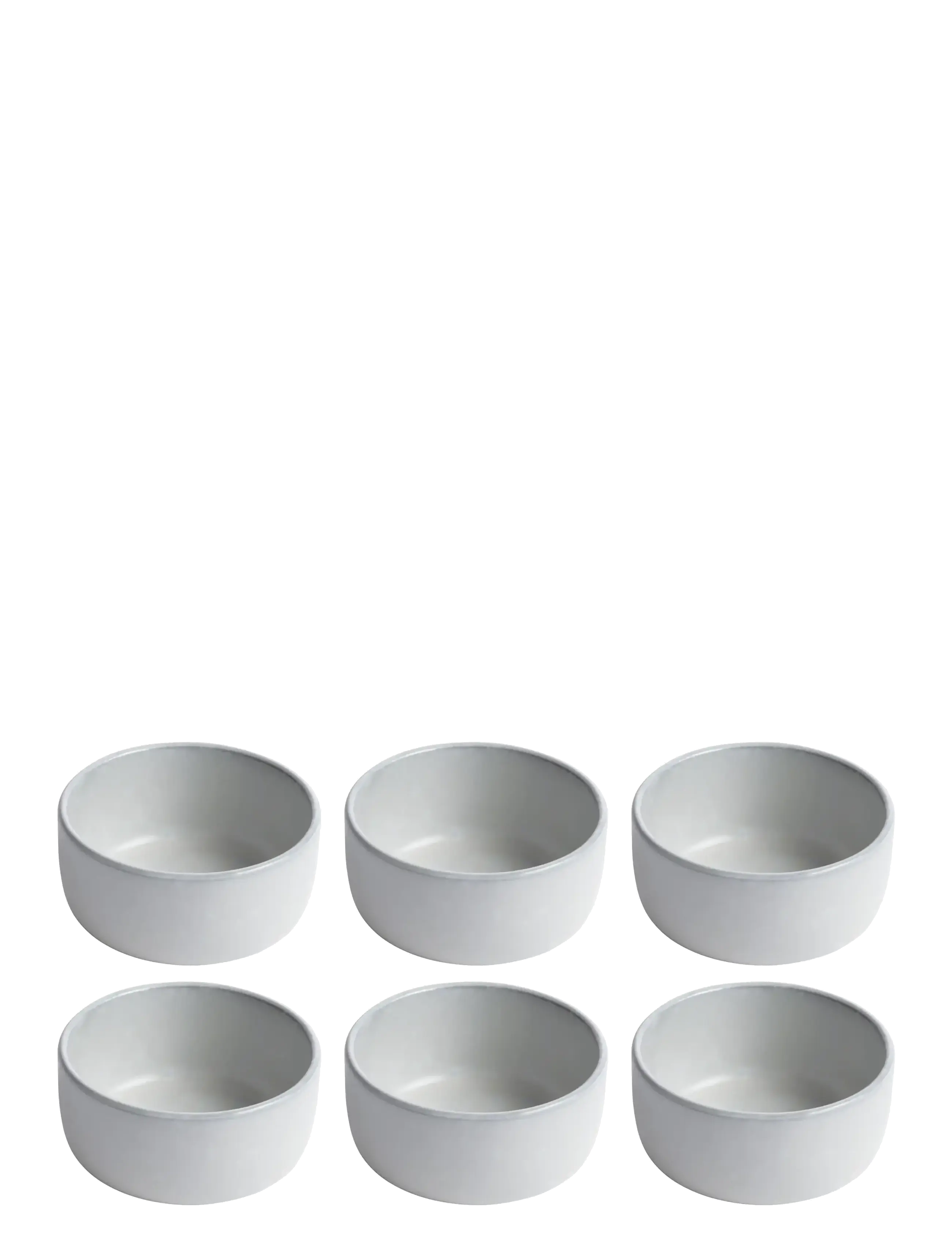 Aida Raw Arctic white -  bowl 6 stk d13,5 x h6 cm - Servering - ARCTIC WHITE / white