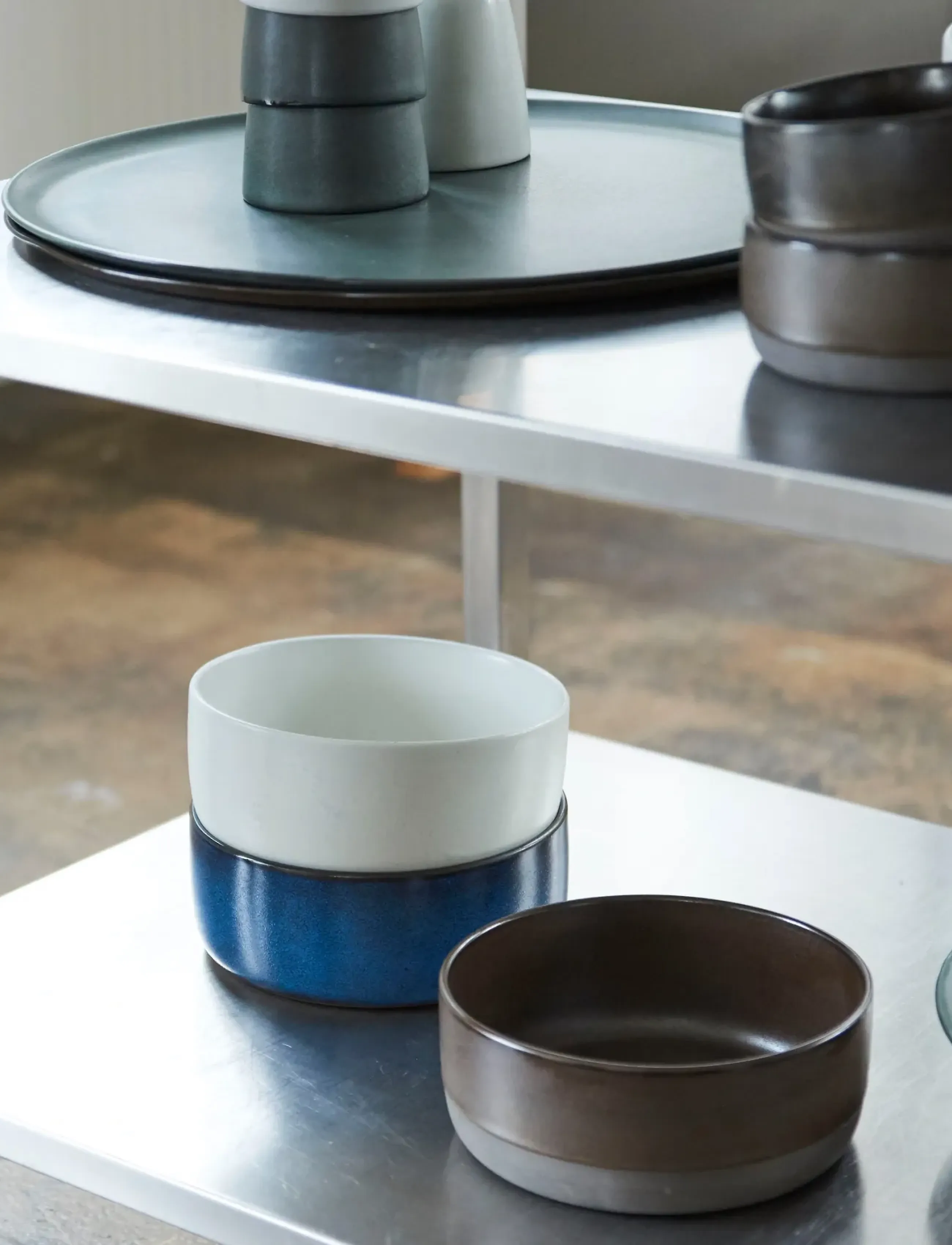 Aida - Raw Arctic white -  bowl 6 stk d13,5 x h6 cm - morgenmadsskåle - arctic white - 2