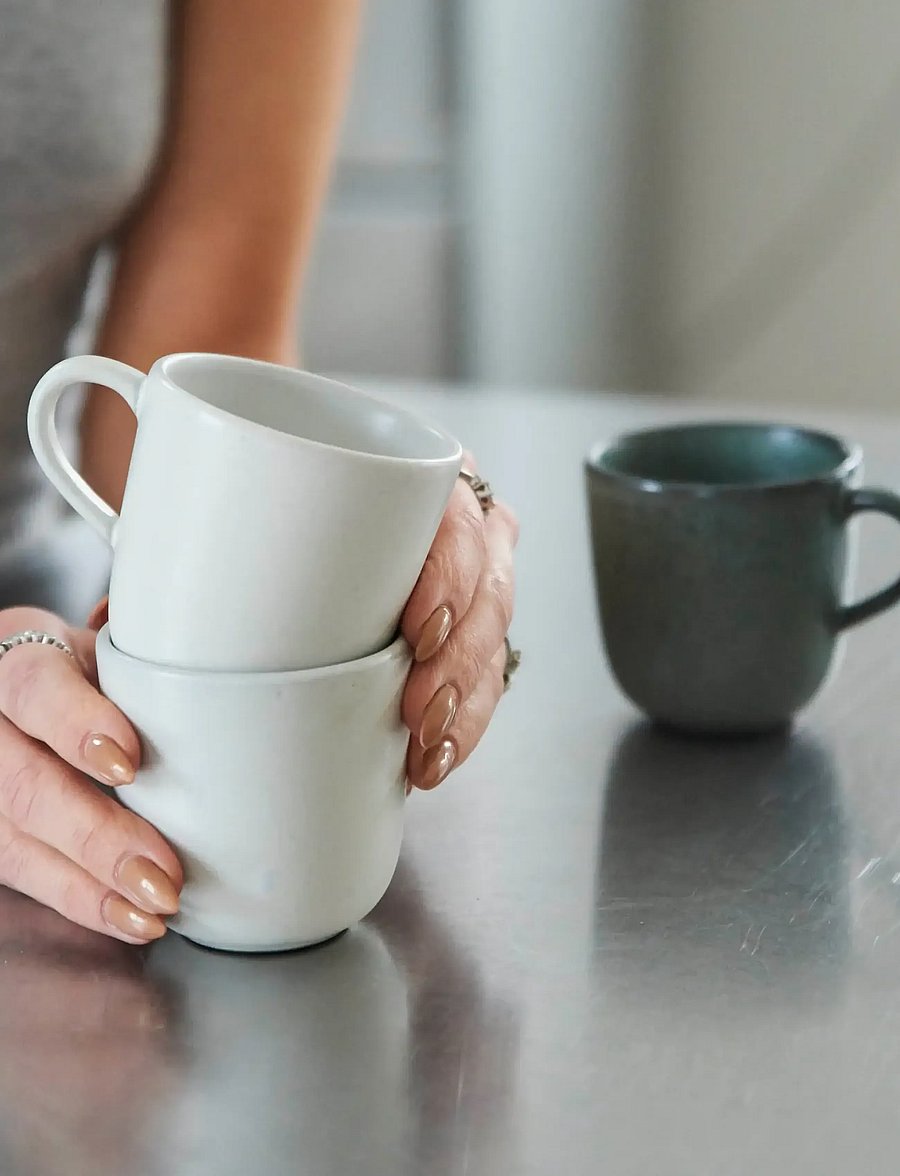 Aida - RAW Coffee Cup 6-pack - kohvitassid - arctic white - 0