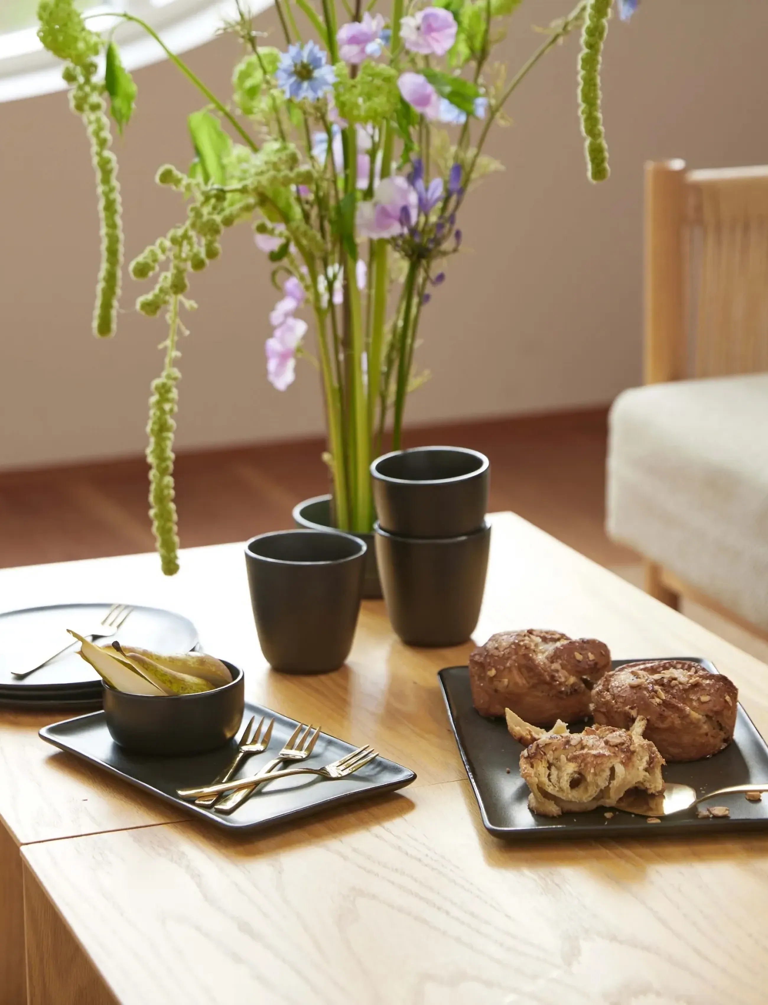 Aida Raw Titanium Black - Single Wall Mug 30 Cl 6 Pcs 6 Stk 30 Cl, 30 CL, Black, Kopper & Krus > Kaffekopper, Unisex