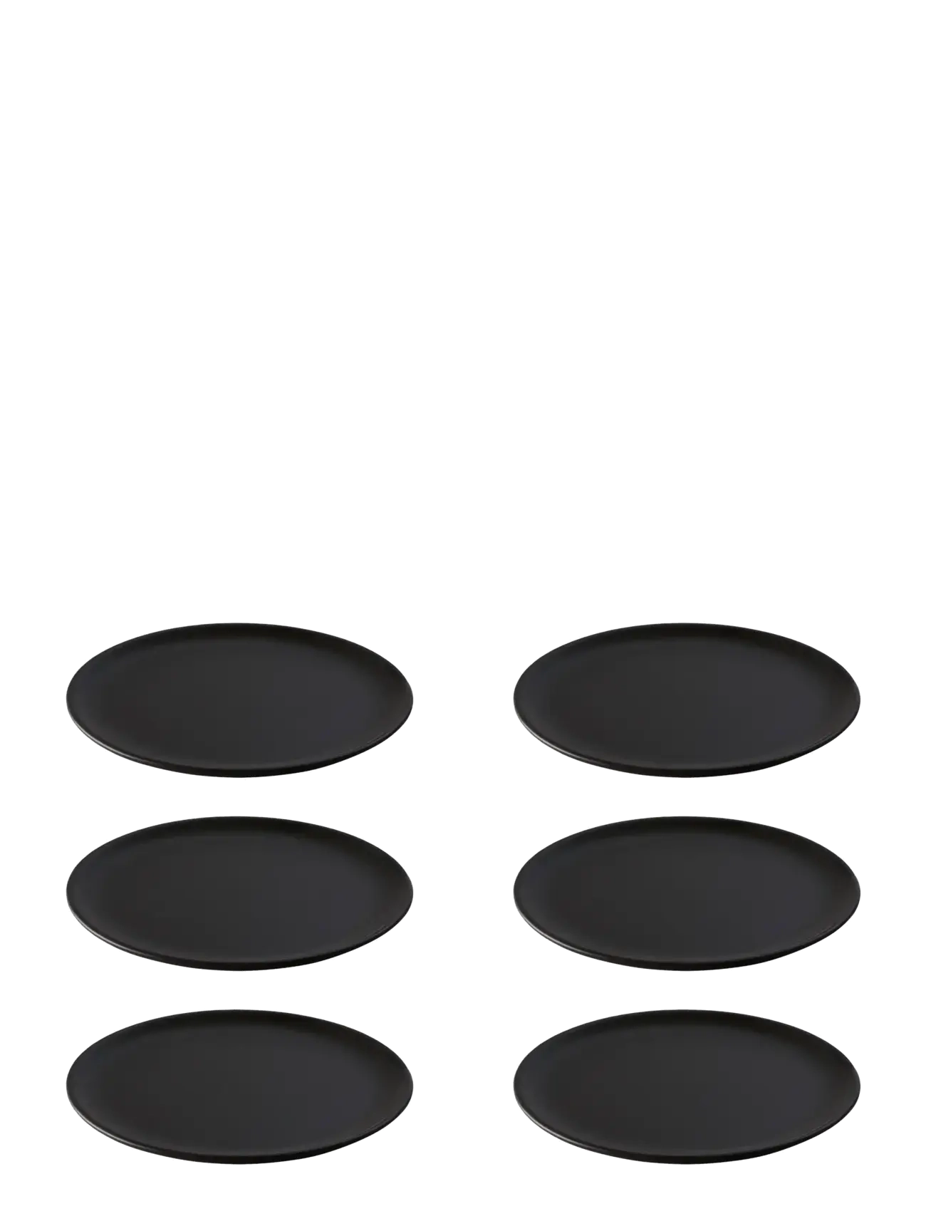 Aida Raw Titanium Black - dessert plate 20 cm 6 stk 20 cm - Asietter - TITANIUM BLACK / black