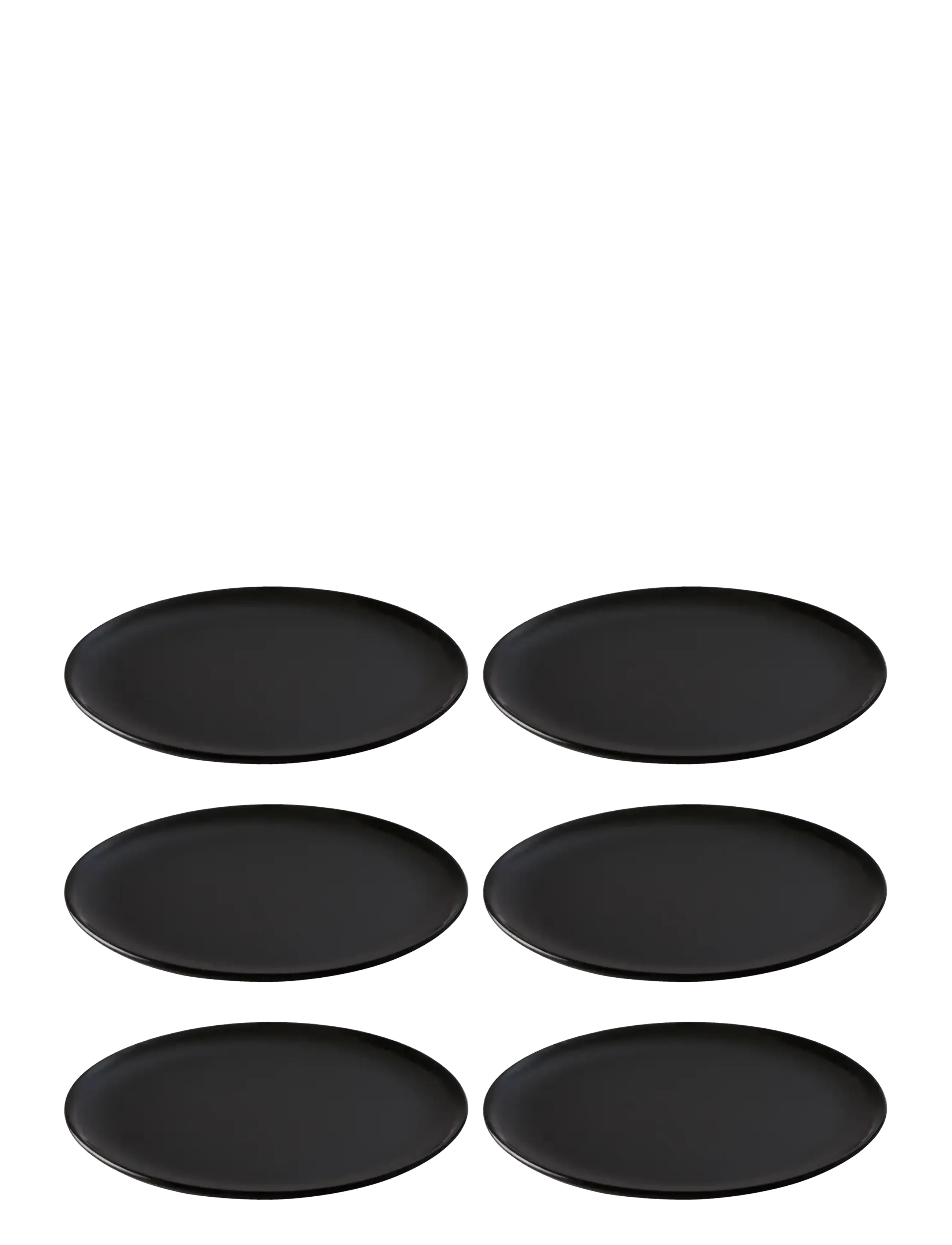Aida RAW Titanium Black - lunch plate 23 cm 6 stk 23 cm - Middagstallerkner - TITANIUM BLACK / black