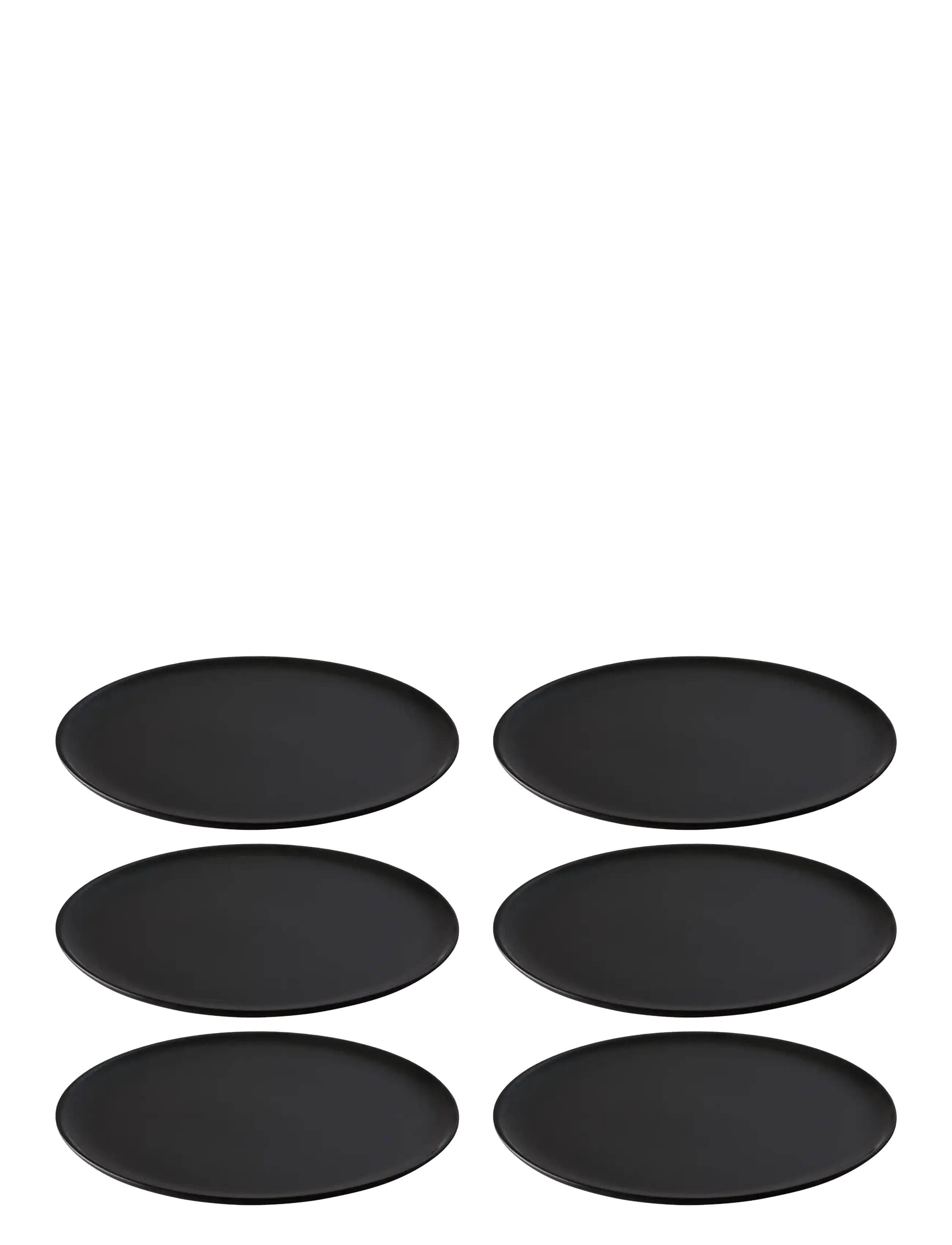 Aida RAW Titanium Black - dinner plate 28 cm 6 stk 28 cm - Middagstallerkner - TITANIUM BLACK / black