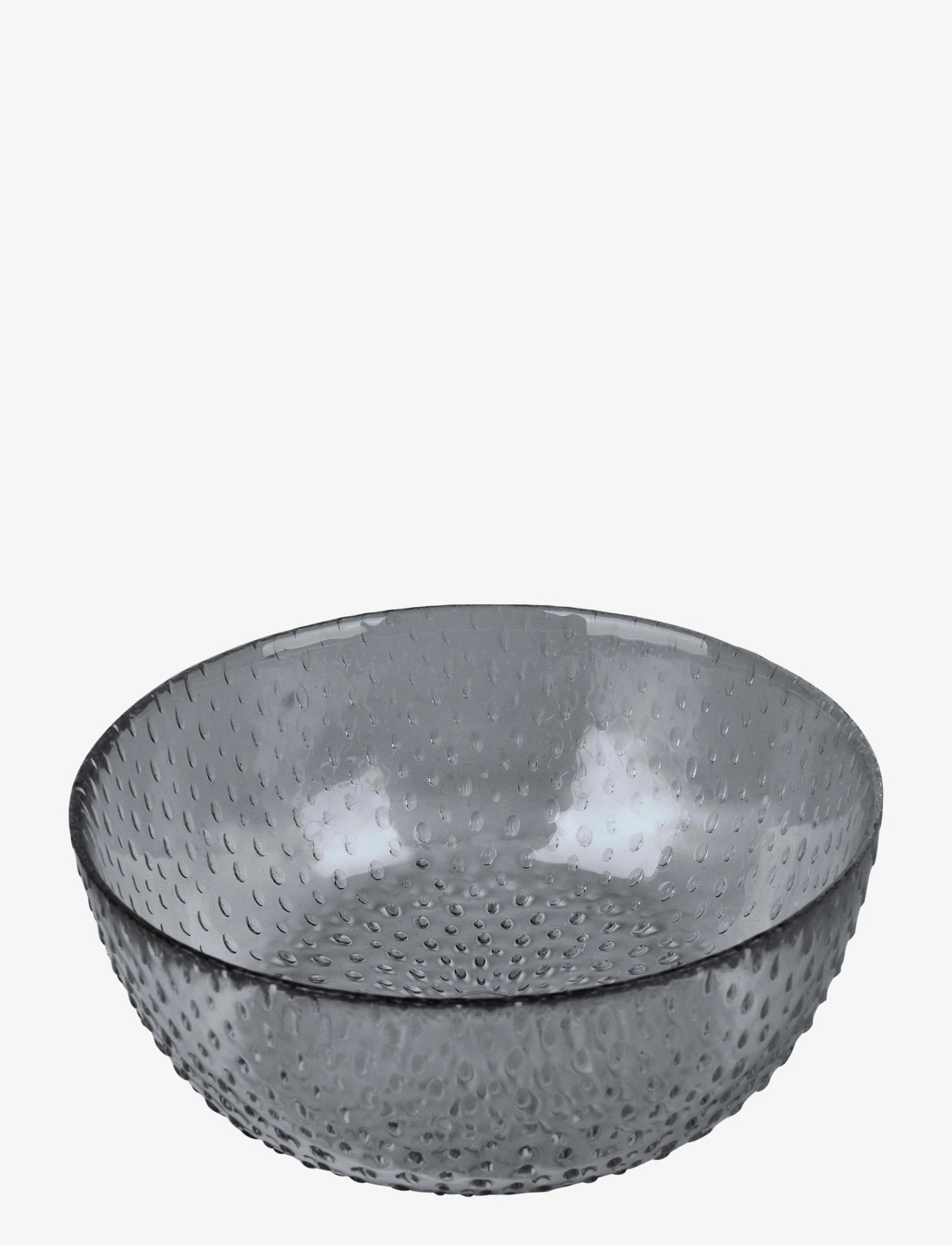 AIDA Raw Glass Beads - Skål Smoke 1 Stk 14x6 Cm SMOKE - One Size - Unisex