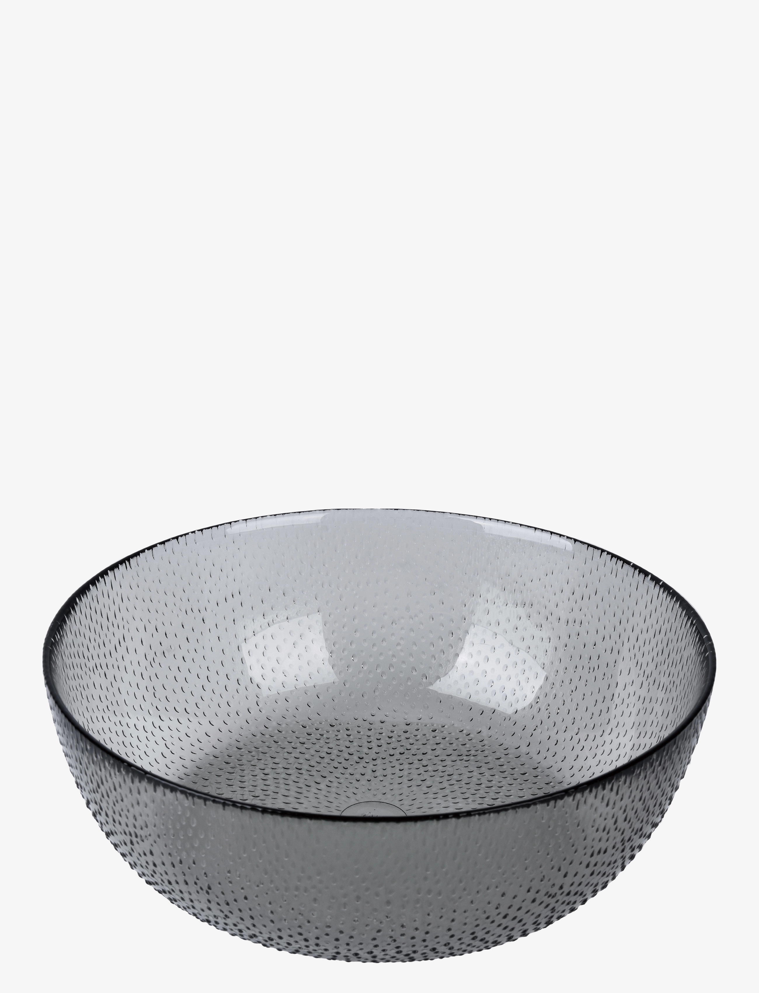 AIDA Raw Glass Beads - Skål Smoke 1 Stk 26,5X9 Cm SMOKE - One Size - Unisex
