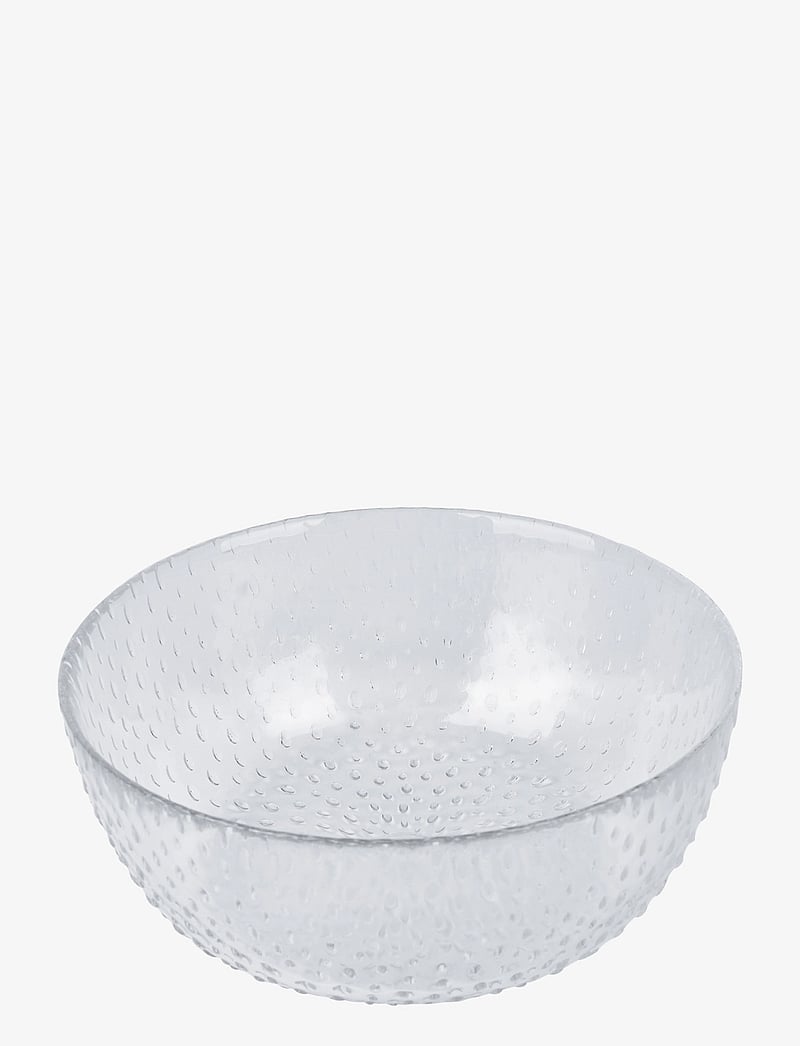 Aida - RAW Glass Beads - skål clear 1 stk 14x6 cm - servierschalen - clear - 1