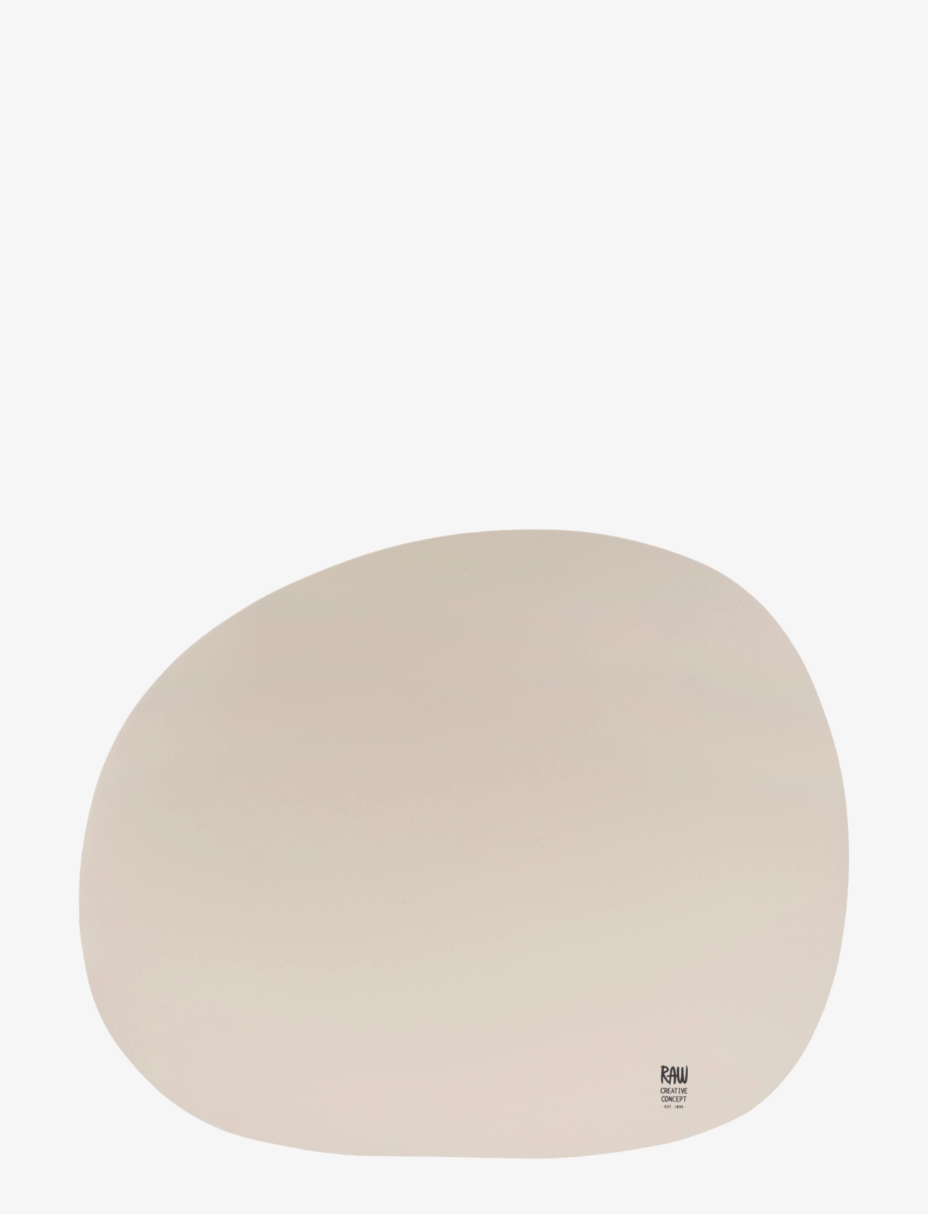 Aida RAW Silicone - dækkeserviet spring sand  1 stk 41 x 33,5 cm - Platzdeckchen - SPRING SAND / cream