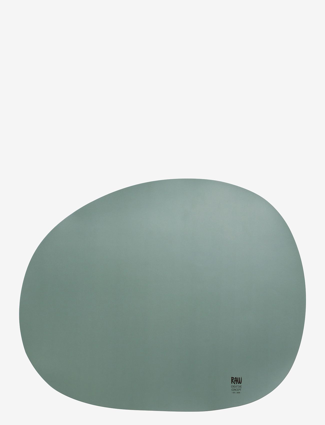 Aida - RAW Silicone - dækkeserviet green 1 stk  41 x 33,5 cm - bordstabletter - green - 0