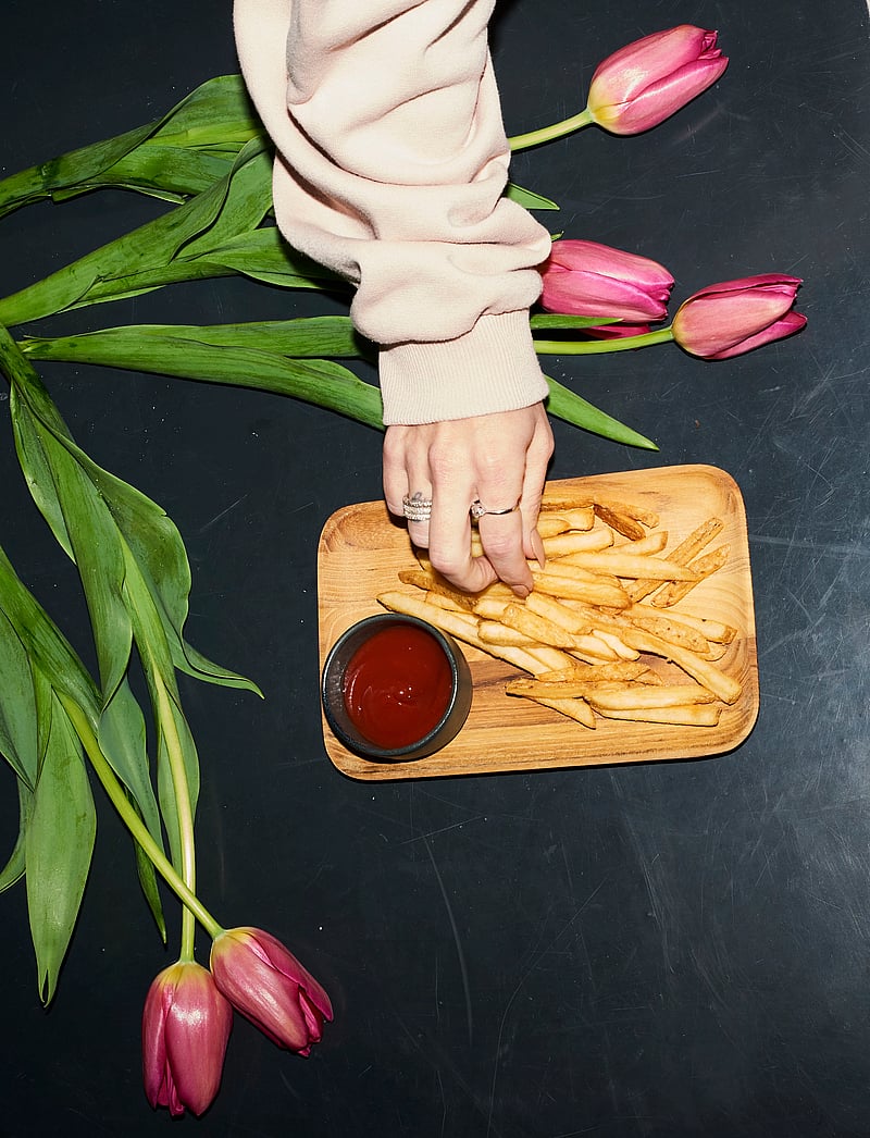 Aida - RAW Teak - rektangulær frokosttallerken 1 stk 23,7x14.9x1,8 cm - die niedrigsten preise - nature - 2