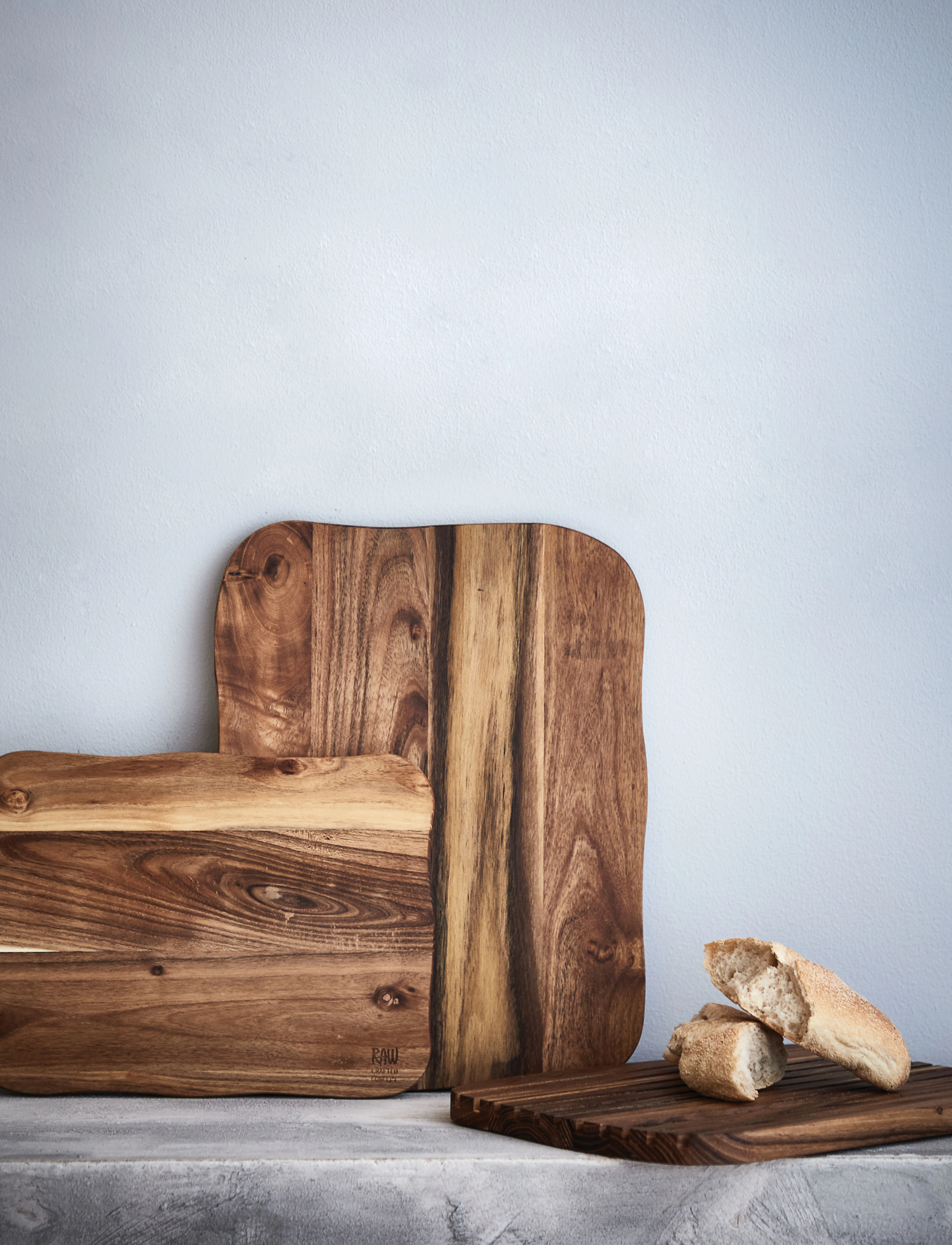 Aida Raw Teak Skærebræt 1 Stk 32X24X2 Cm, One Size, Cutting Boards - Wooden Boards, Homeware
