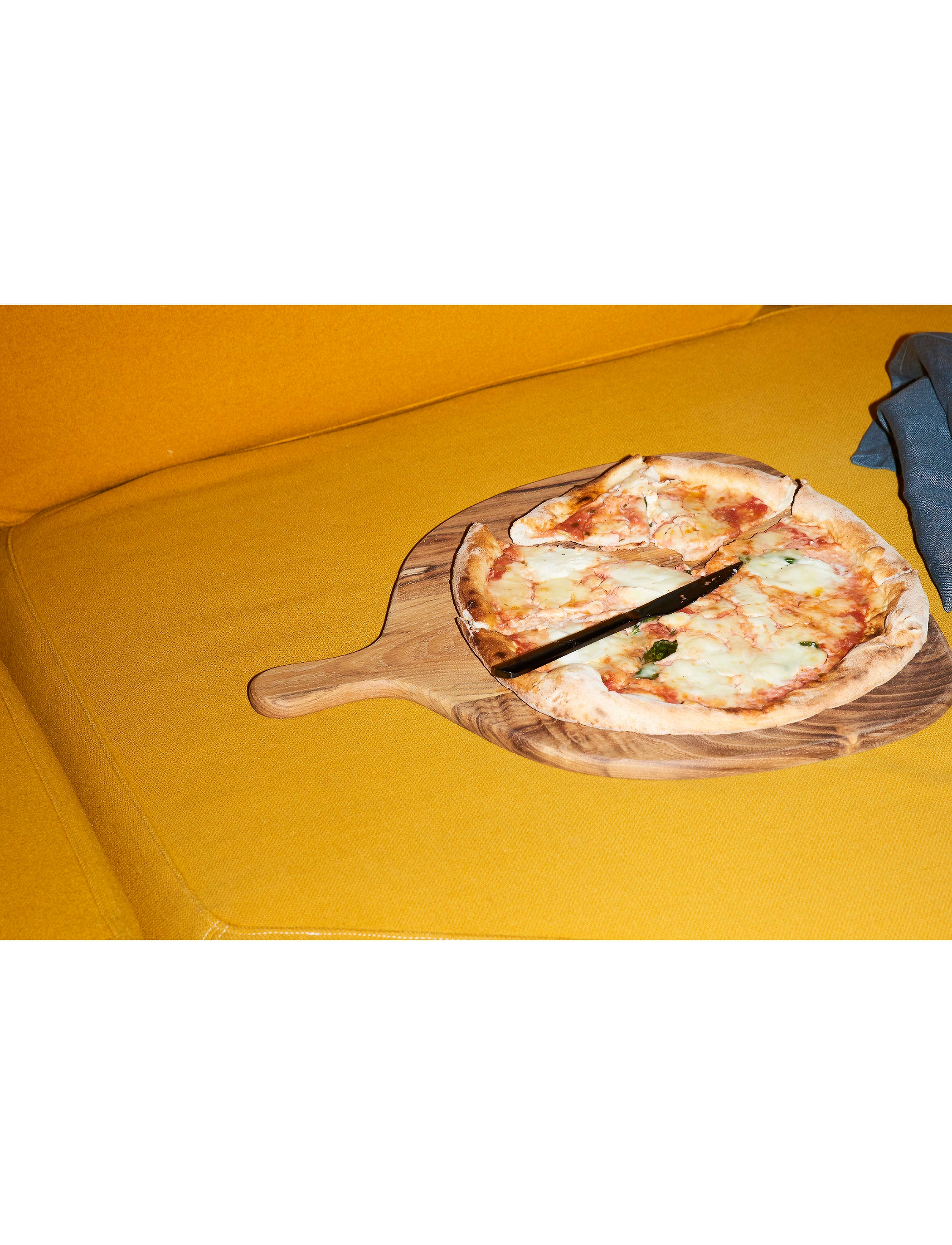 Aida Raw Teak - Pizza / Serveringsbræt 1 Stk 46X37,8X1,5 cm, One Size, Brown, Serveringsfade > Serveringsfade, Unisex