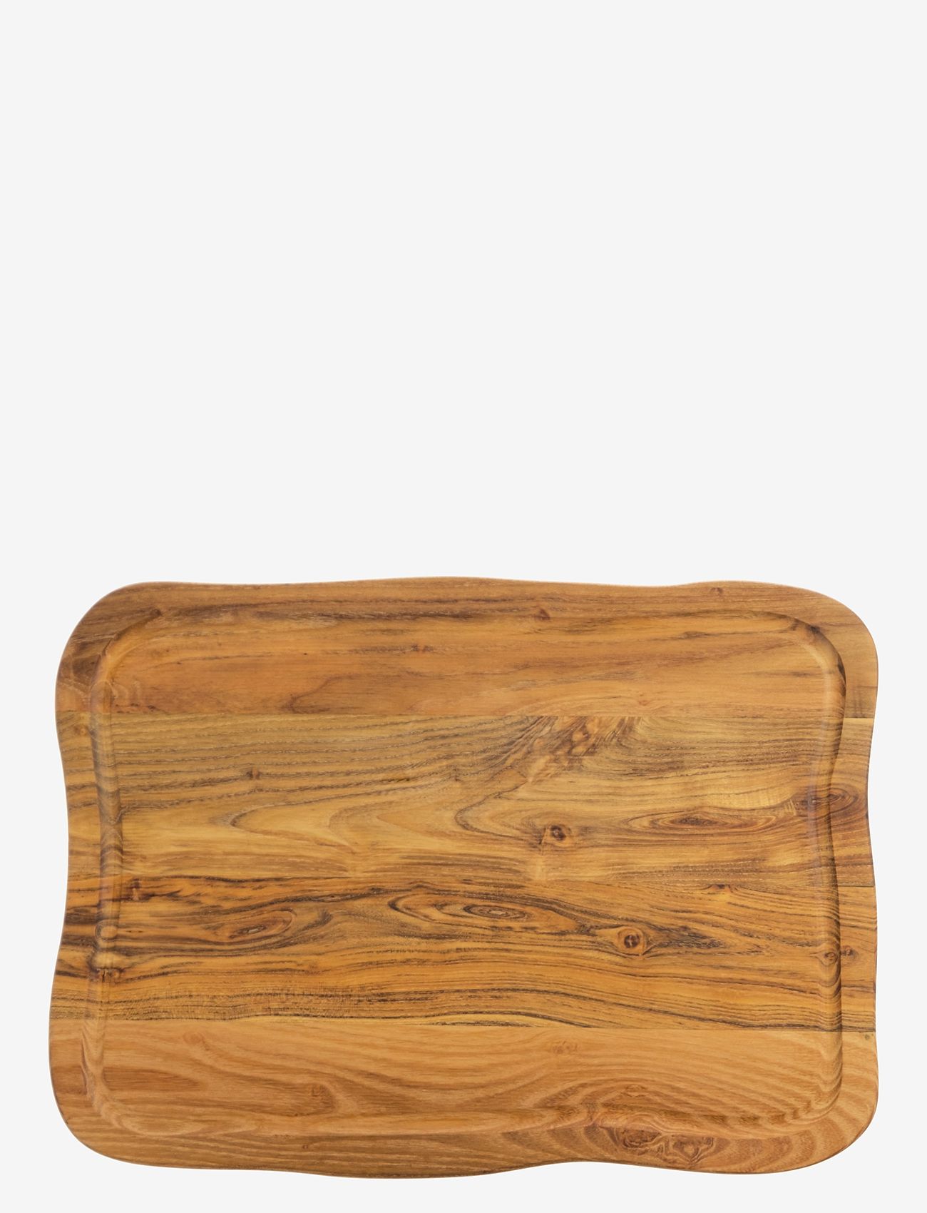 Aida - RAW Teak  - skærebræt m saftrille 1 stk 45x33x2 cm - teak - 0
