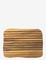 Aida - RAW Teak Wood - bread cuttingboard - laveste priser - teakwood - 0