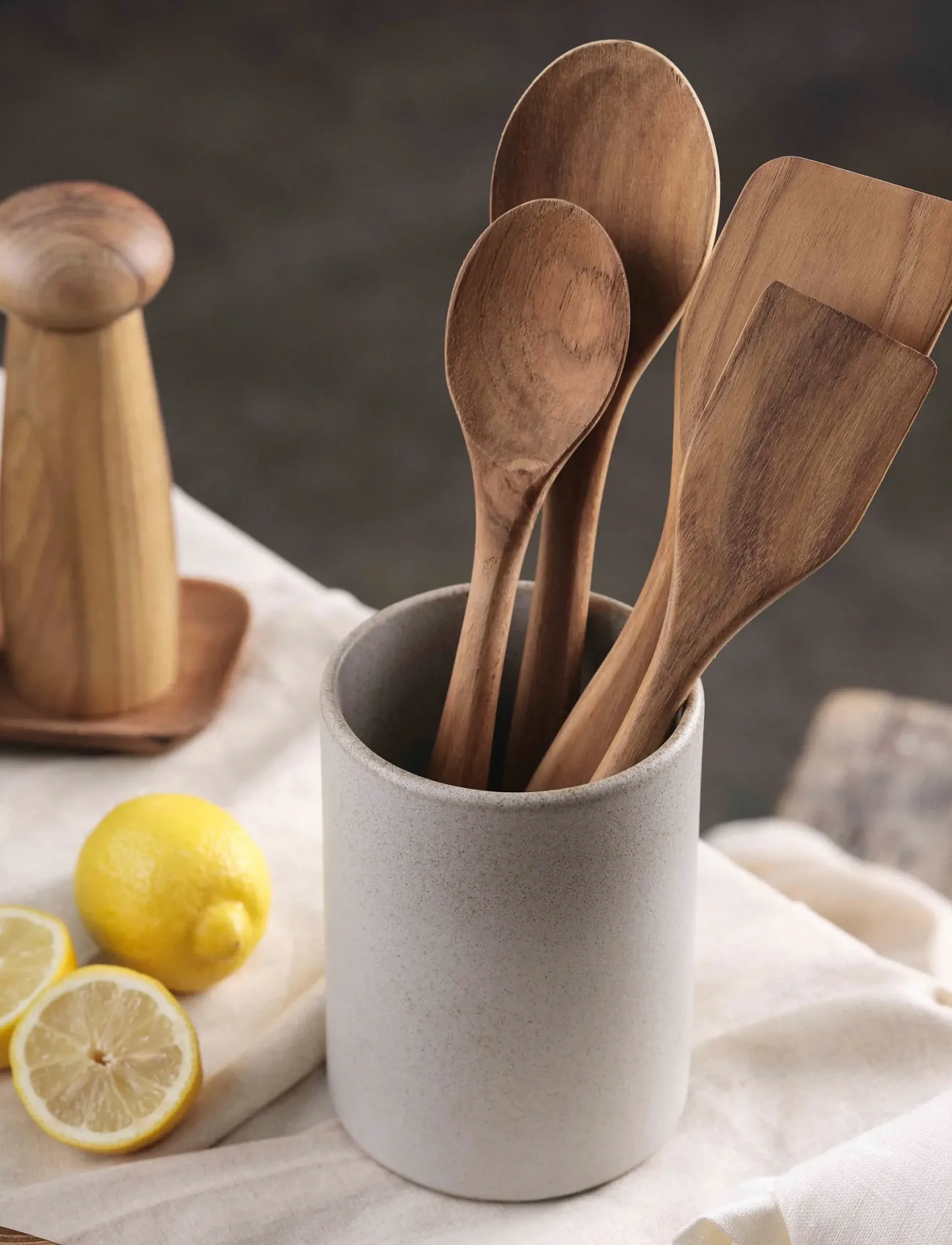 Aida - RAW Teak - palet 1 stk.  26 cm. - natural - 2