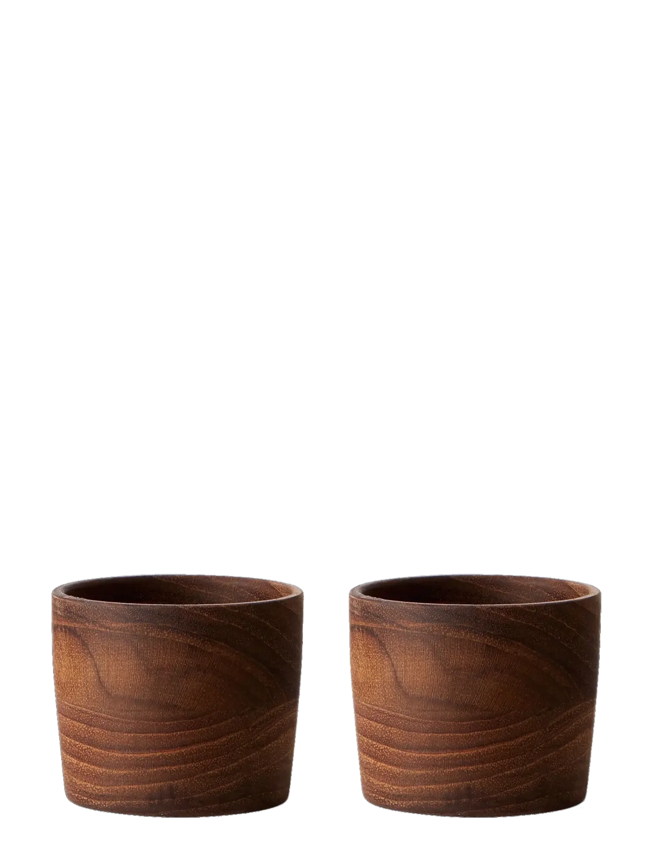 AIDA Raw Teak - Æggebæger 2 Stk Pakning Braun - One Size - Unisex