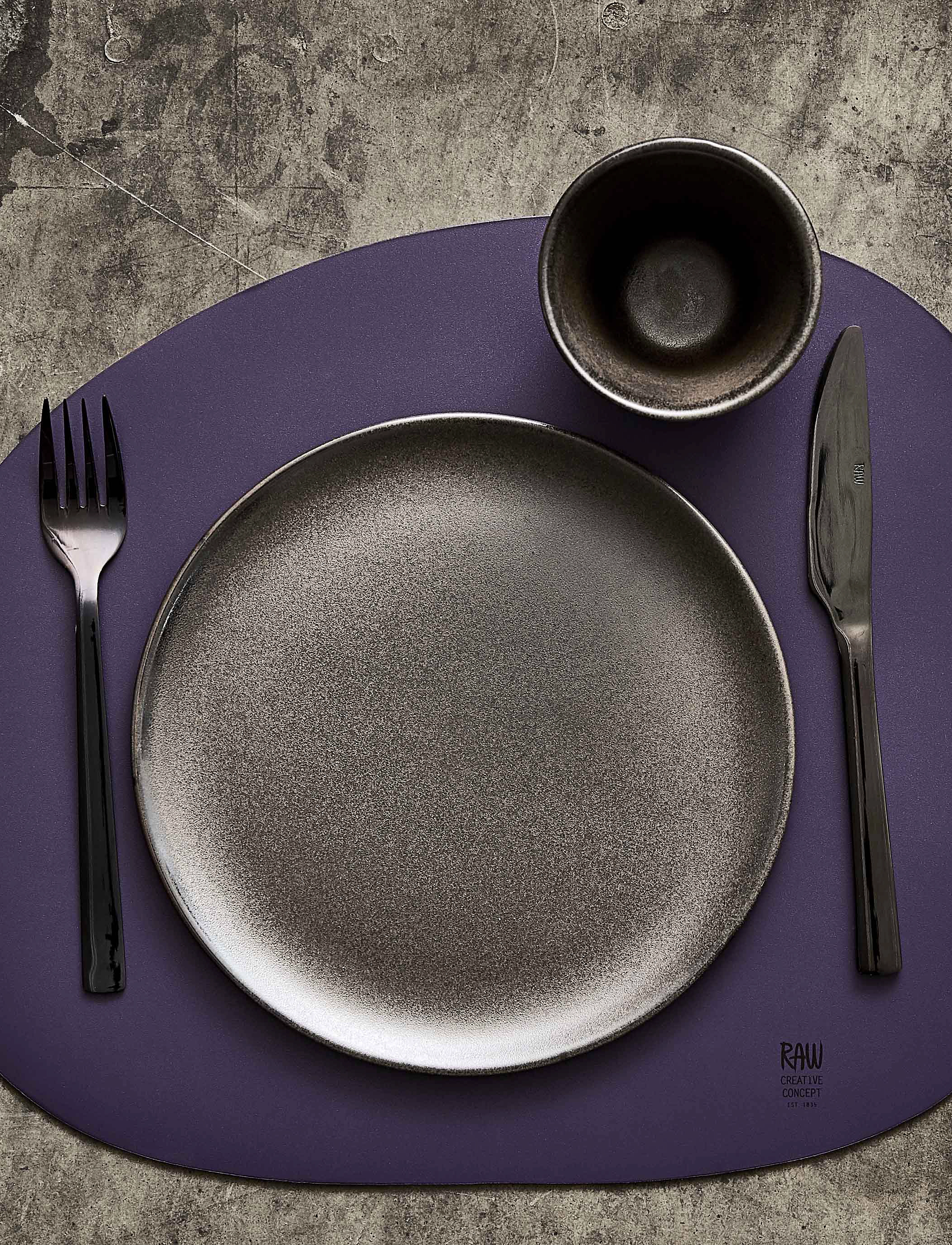 Aida Raw Metallic Brown Dessert Tallerken 1 Stk 20 Cm, One Size, Plates, Braun - Dinner Homeware