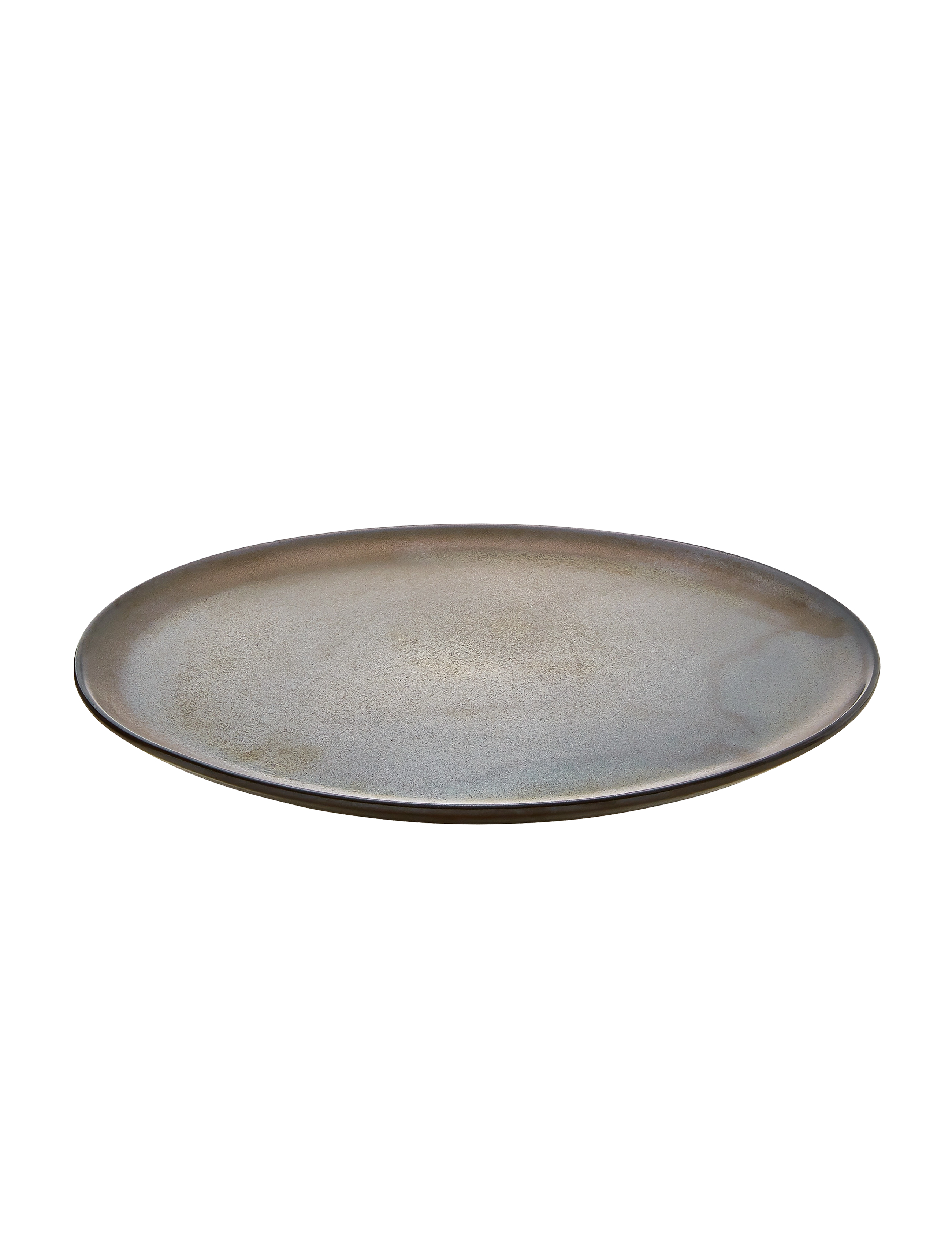 Aida RAW Metallic Brown - middags tallerken  1 stk 28 cm - Dinner plates - BROWN / brown