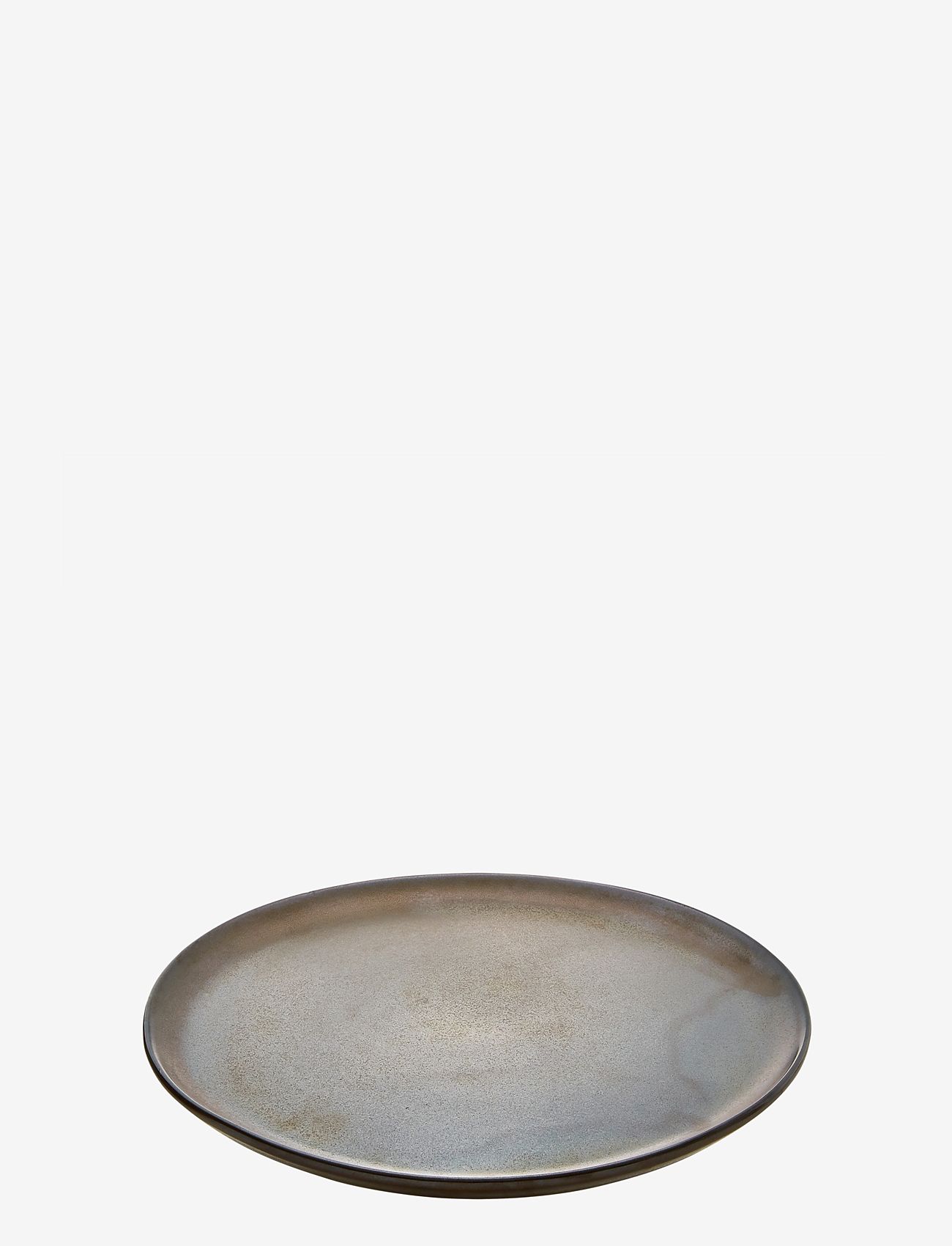 Aida - RAW Metallic Brown - middags tallerken  1 stk 28 cm - dinner plates - brown - 2