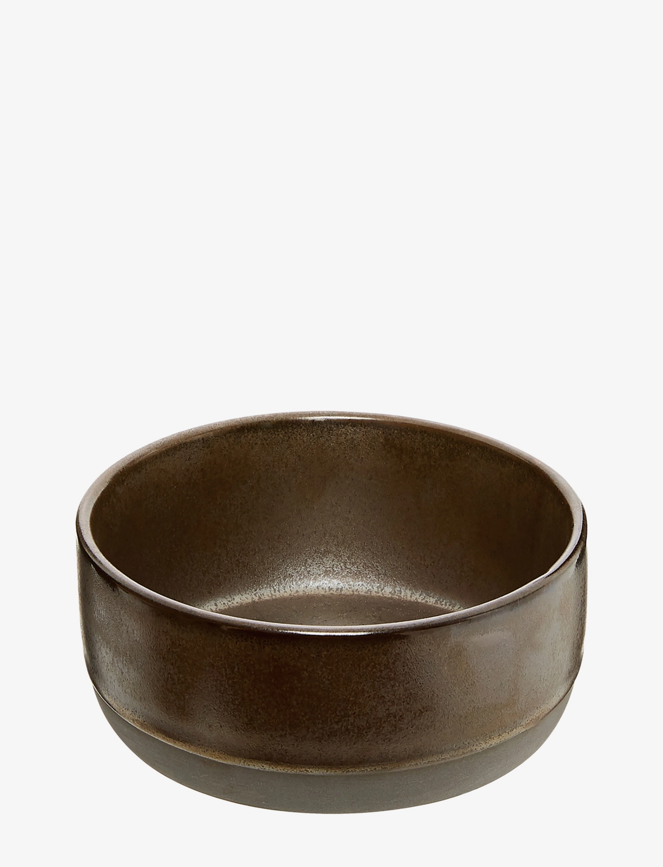 AIDA Raw Metallic Braun - Skål 1 Stk D13,5xH6 Cm Braun - Ø 13.5 CM - Unisex