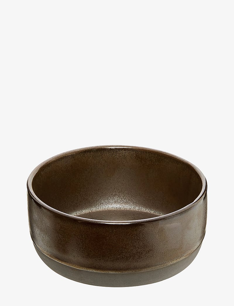 Aida - RAW Metallic Brown - skål 1 stk d13,5 x h6 cm - obstschalen - brown - 1