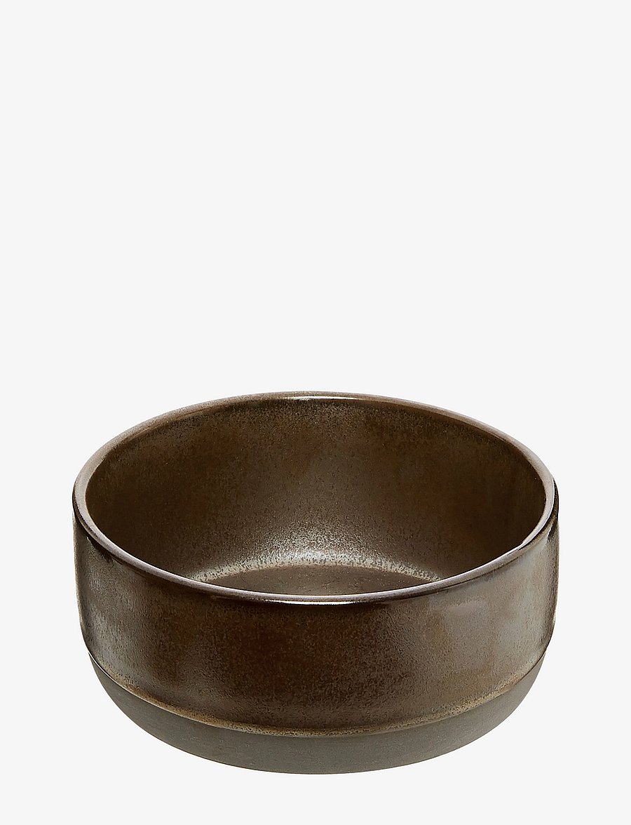 Aida - RAW Metallic Brown - skål 1 stk d13,5 x h6 cm - obstschalen - brown - 1