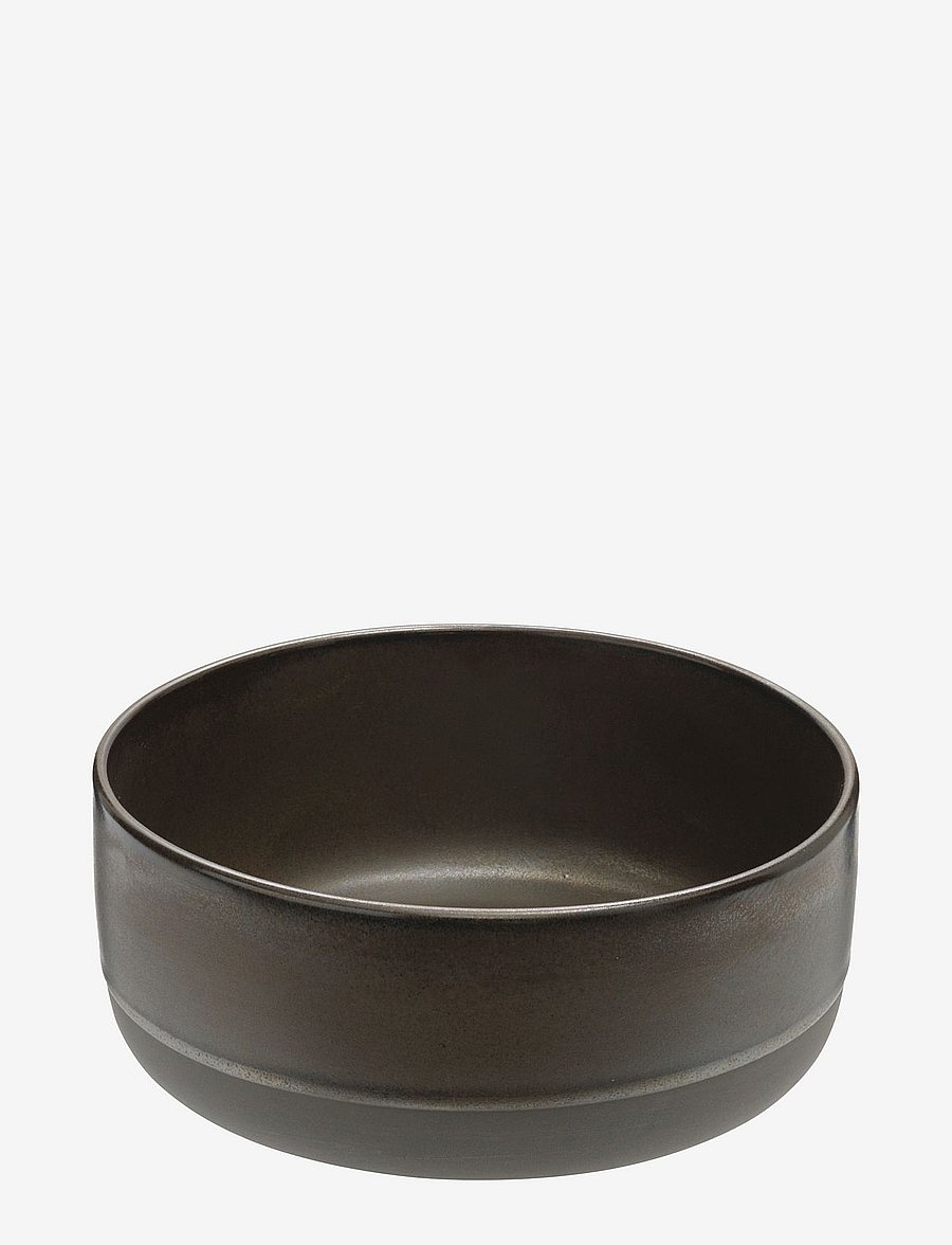 Aida - RAW Metallic Brown - bowl high - obstschalen - brown - 1