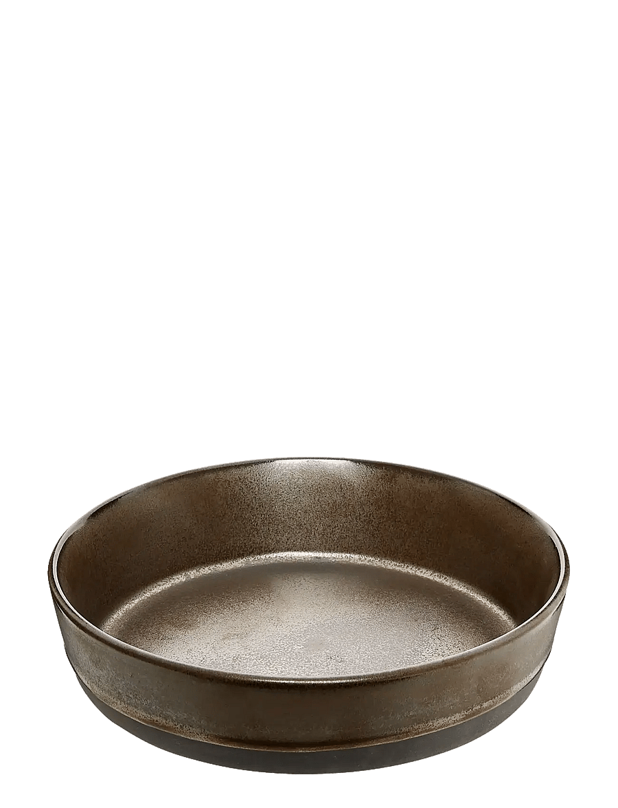 Aida - RAW Metallic Brown - suppe tallerken 1 stk d19,4 x h4,5 cm - die niedrigsten preise - brown - 0