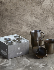 Aida - raw mug with handle metallic brown - laagste prijzen - brown - 2