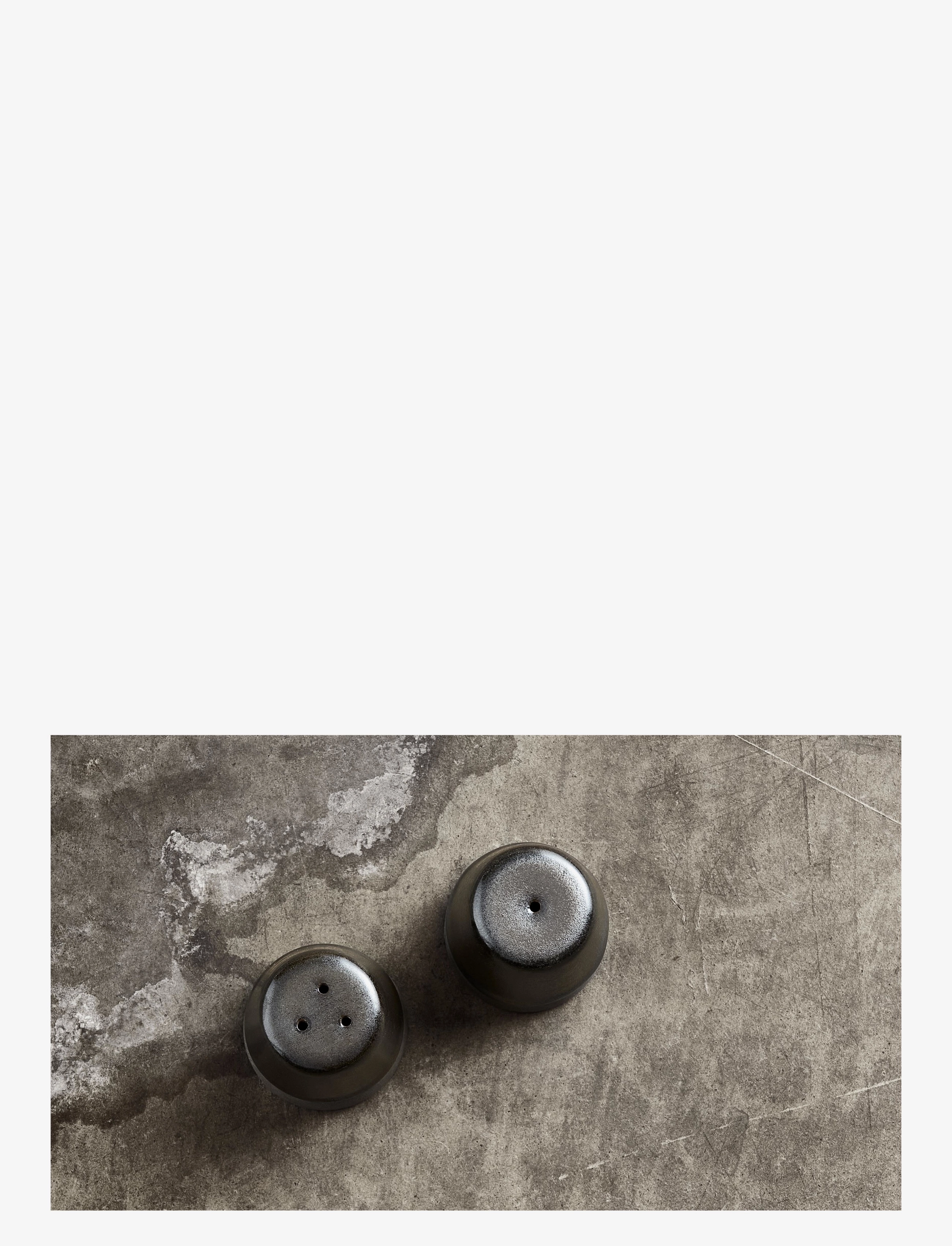 Aida - RAW Metallic Brown salt / pepper 1 set - salt & pepper grinders - brown - 2