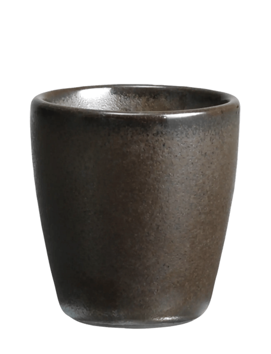 Aida - RAW Metallic Brown - æggebæger 1 stk d5 x h5,3 cm - eierbecher - brown - 1