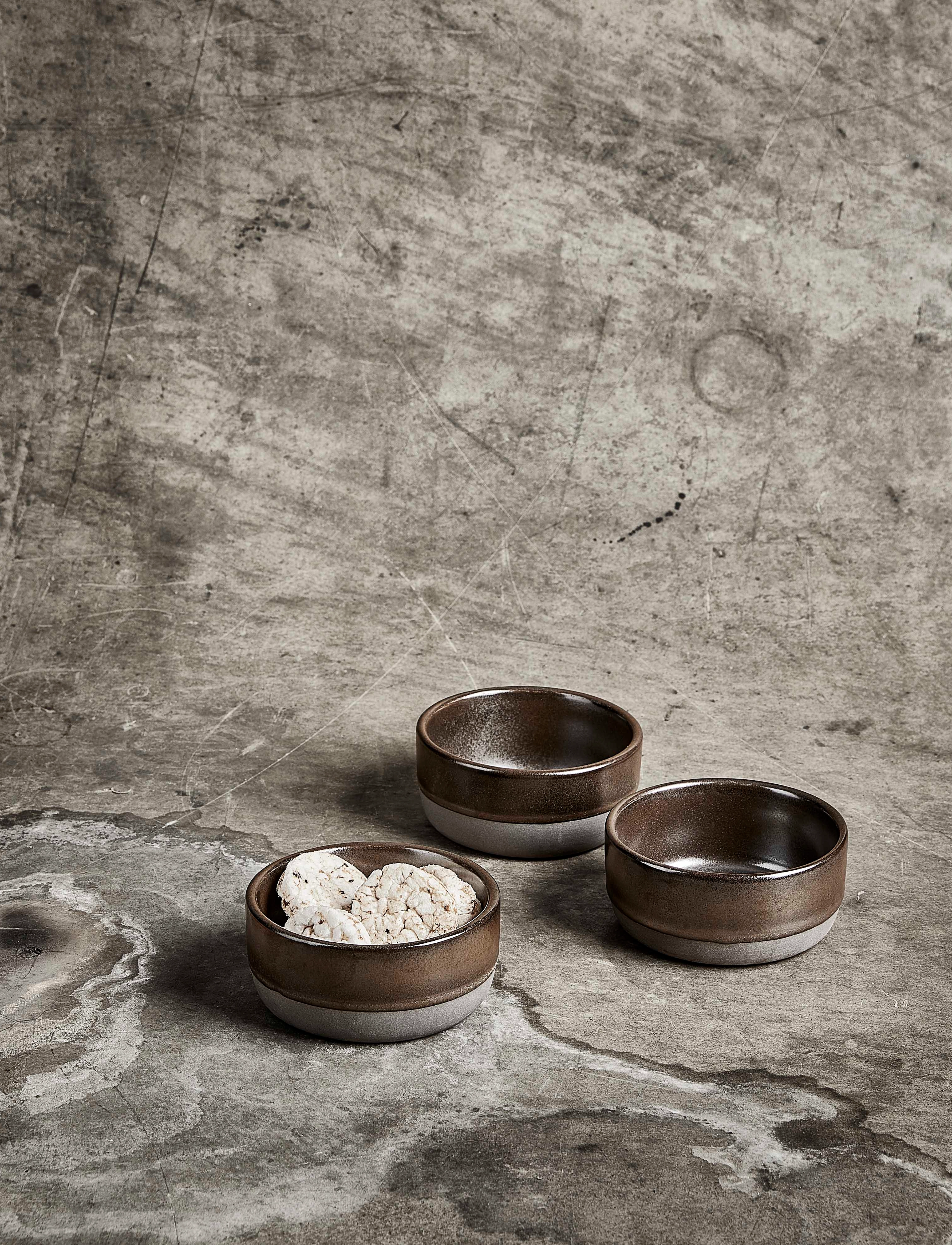 Aida Raw Metallic Brown Lille Skål 1 Stk D9,5 X H4,5 Cm 24Cl, 24 CL, Bowls & Serving Dishes, Braun - Bowls, Homeware