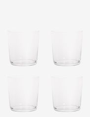 RAW Glass clear - tumbler 37 cl 4 pcs - CLEAR