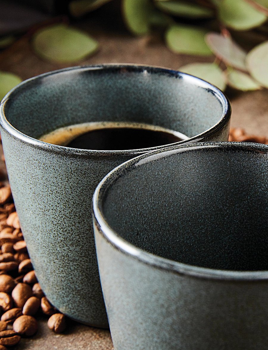 Aida - RAW Mug Without Handle - kaffetassen - northern green - 0
