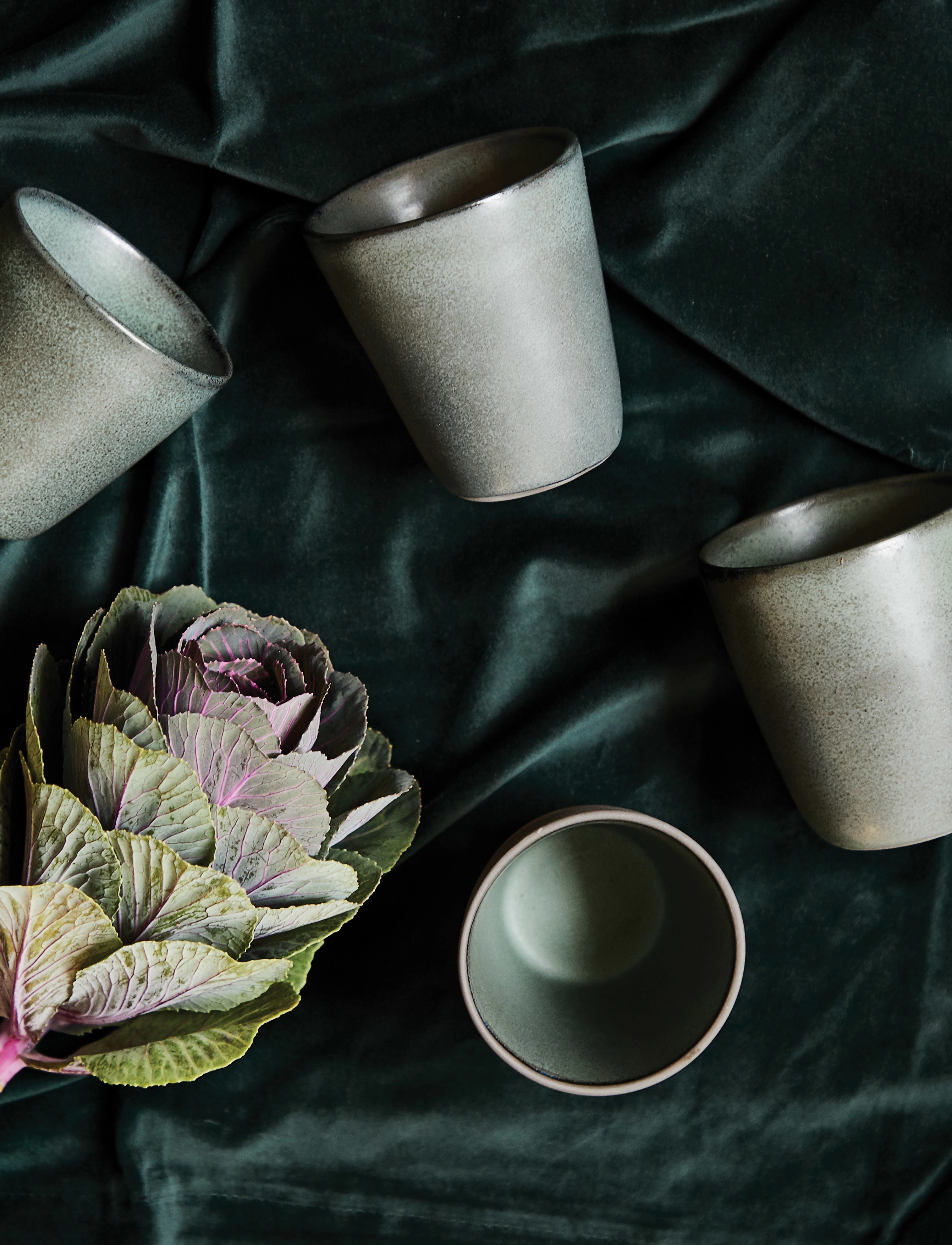 Aida - RAW Northern Green - krus m hank  1 stk 35 cl - mulled wine mugs - green - 2