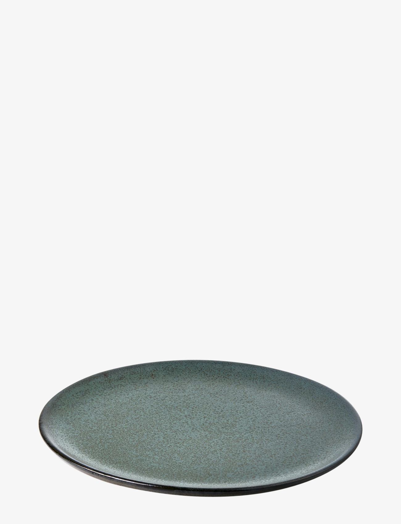Aida Raw Northern Green Dessert Plate, Small Plade, Sort, Str: Ø 20 CM