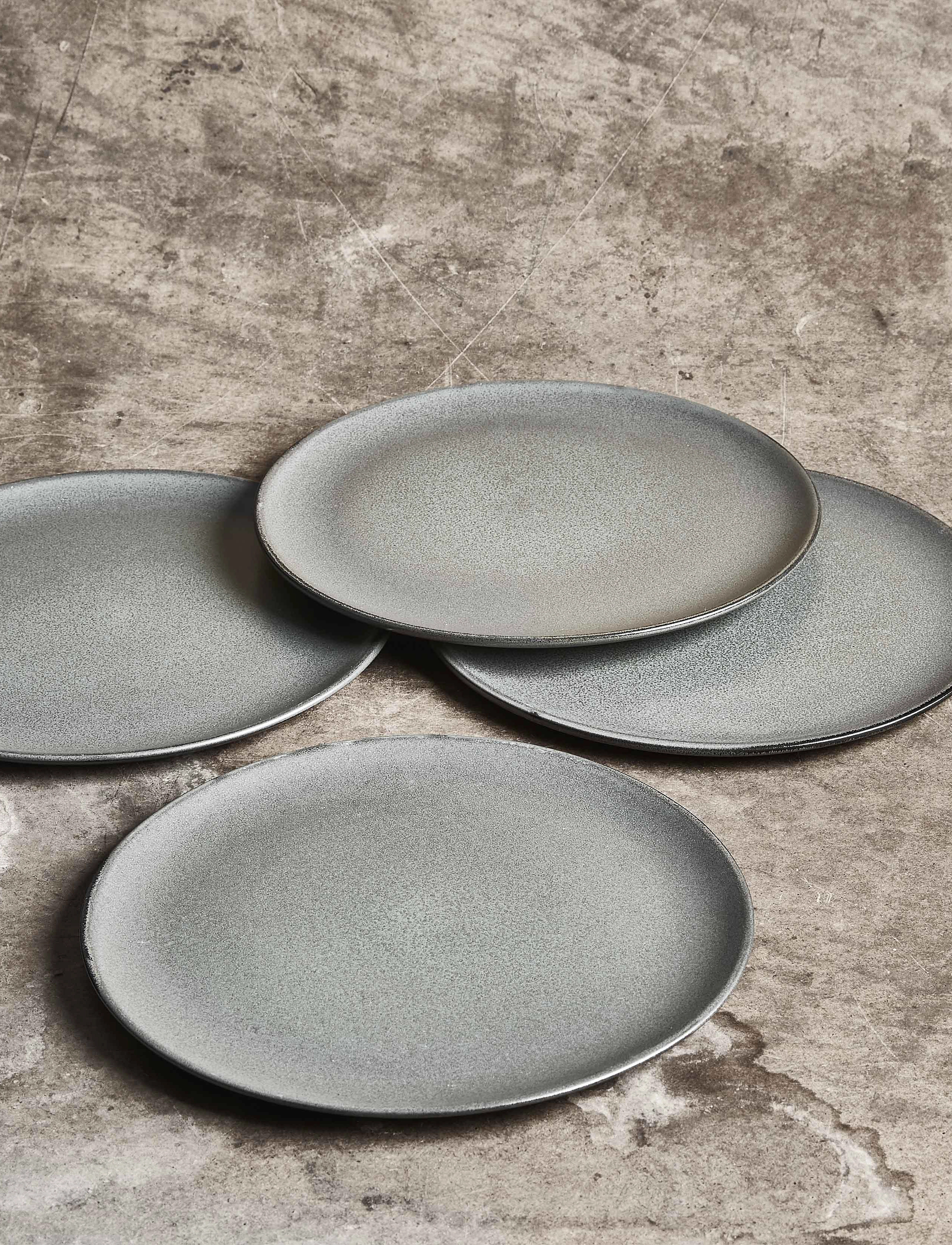 Aida Raw Northern Green - Frokost Tallerken 23 cm 1 Stk, One Size, Green, Tallerkener > Middagstallerkener, Unisex