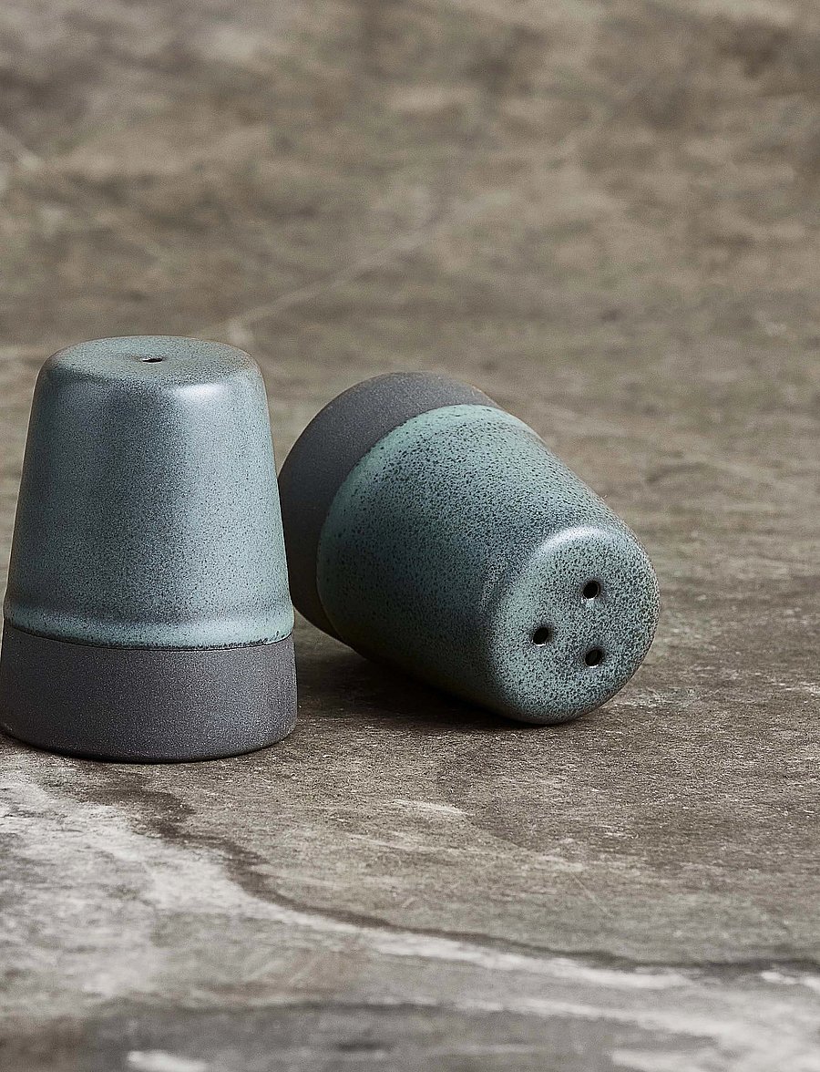 Aida - RAW Northern Green - salt / pepper 1 set - salz- & pfefferstreuer - green - 0