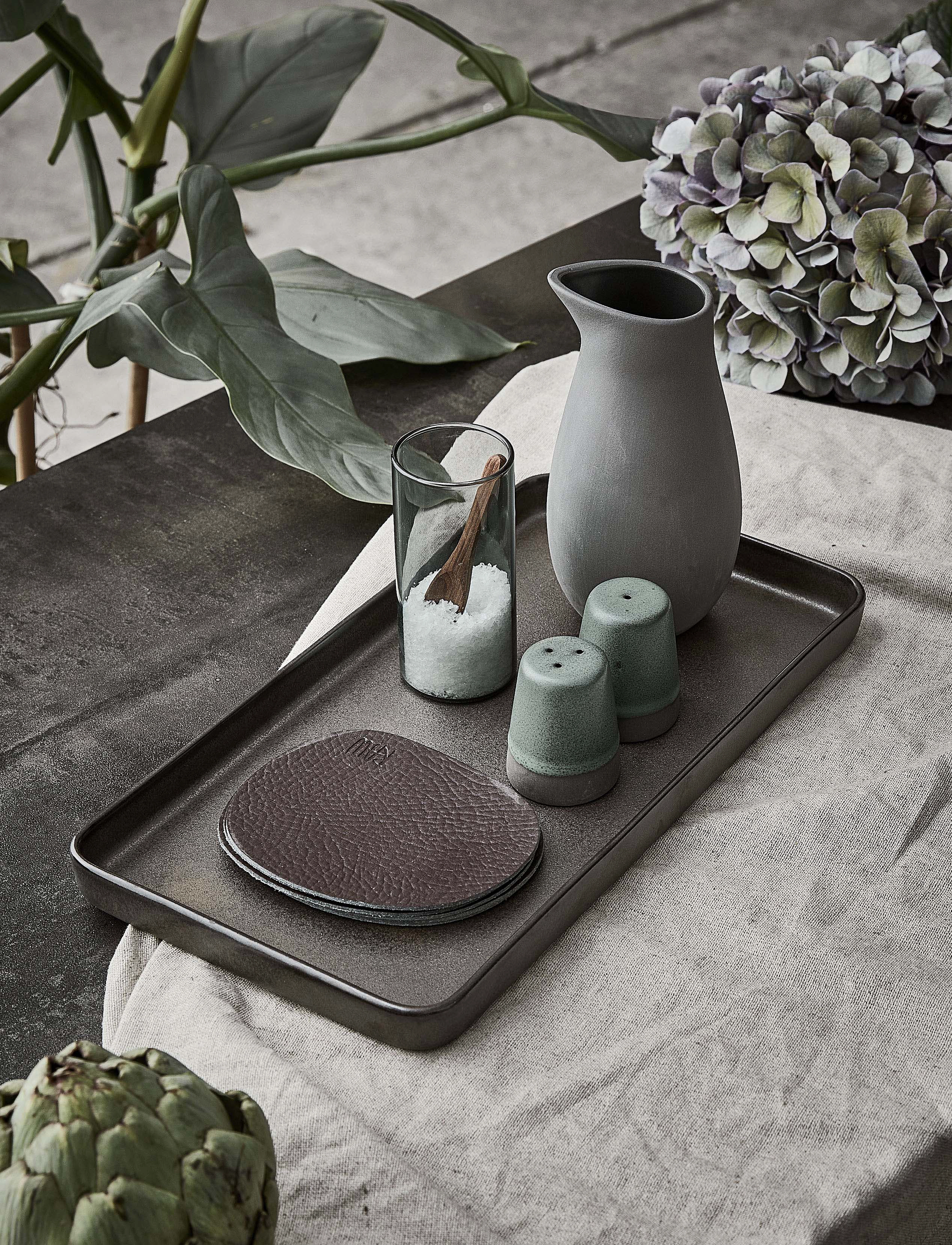 Aida - RAW Northern Green -  salt / pepper 1 set - salt & peberkværne - green - 3