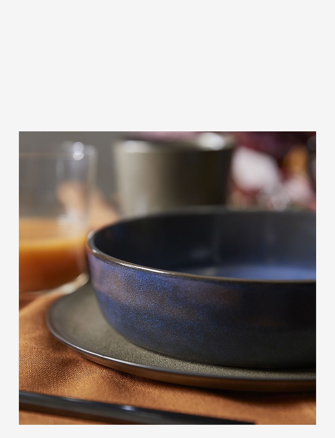 Aida - RAW Midnight Blue -suppe tallerken  1 stk d19,4 x h4,5 cm - köp efter pris - blue - 1