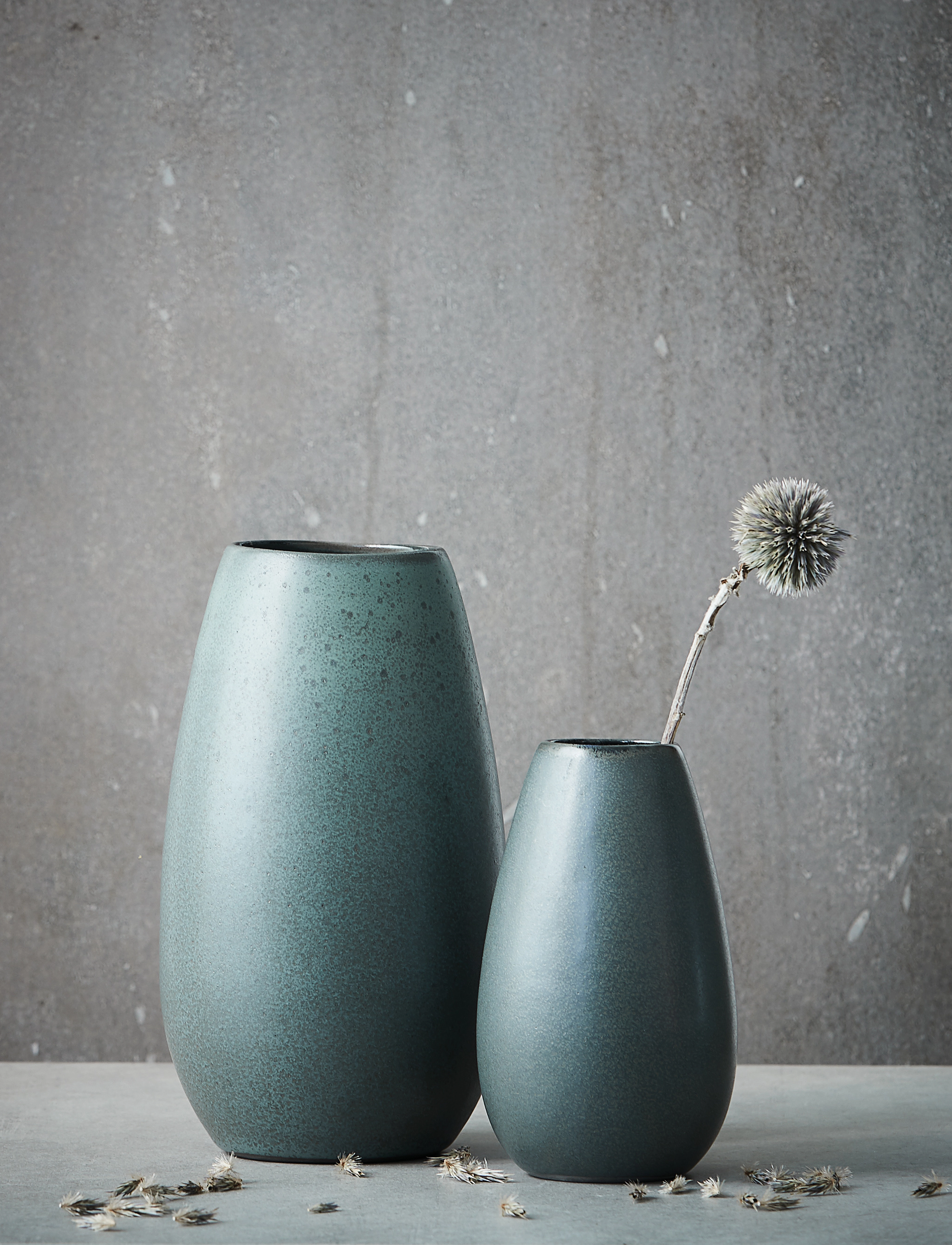 Aida - RAW Northern Green - vase 1 stk d7,5xh23,5 cm - vases - green - 2