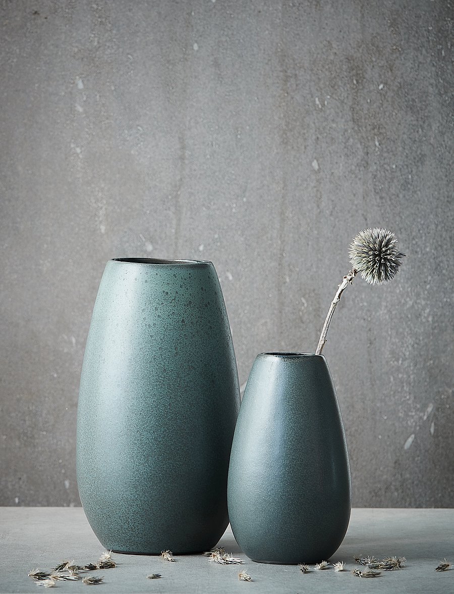 Aida - RAW Northern Green - vase 1 stk d7,5xh23,5 cm - die niedrigsten preise - green - 2