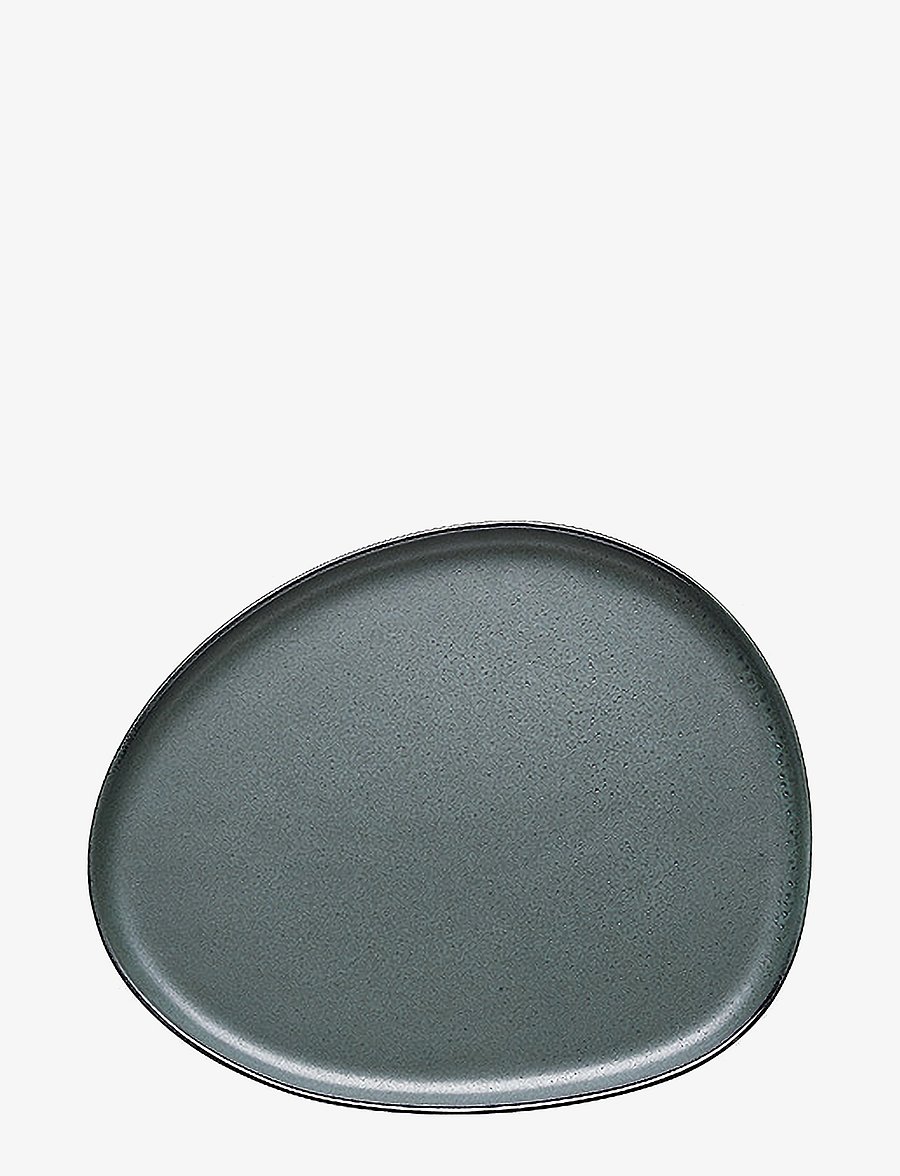 Aida - RAW Northern Green - Organic frokost tallerken 1 stk 24x21 cm - frühstücksteller - green - 1