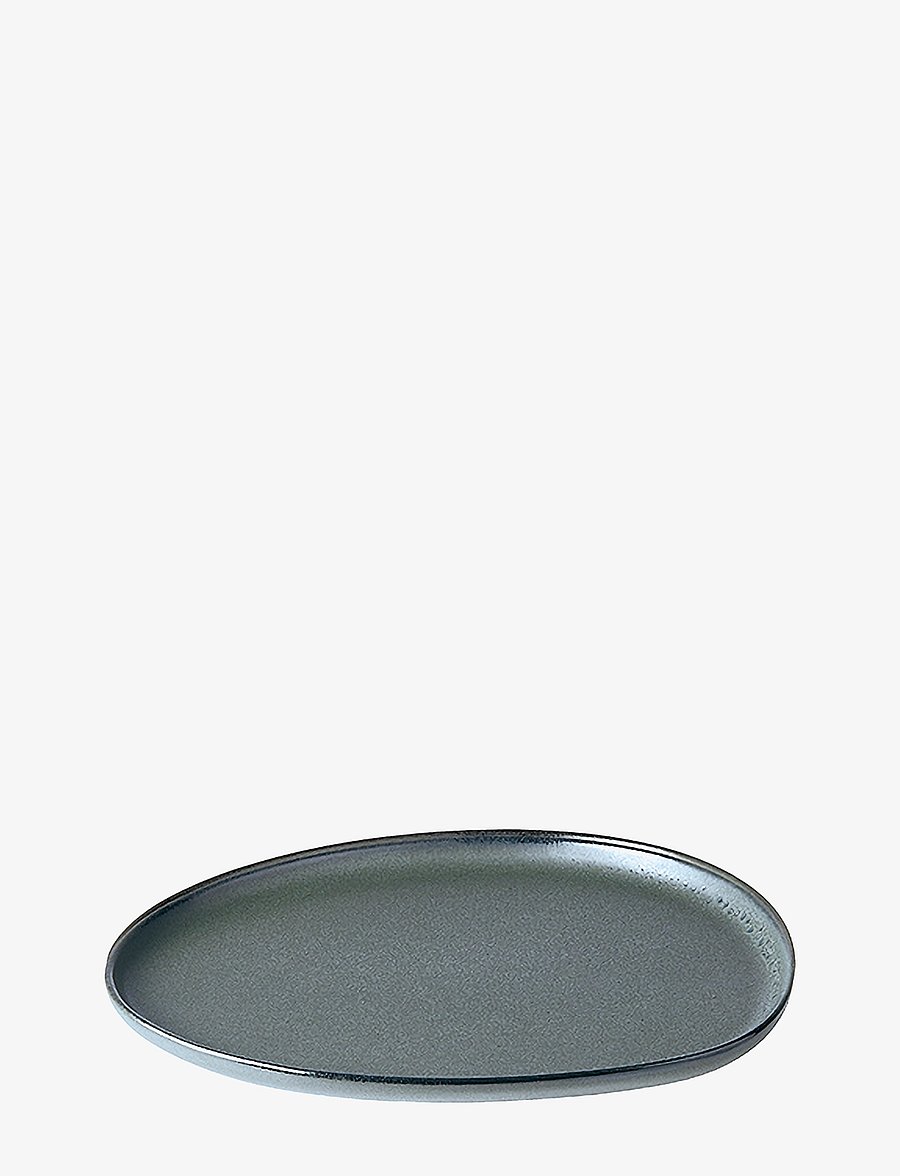 Aida - RAW Northern Green - Organic frokost tallerken 1 stk 24x21 cm - frühstücksteller - green - 2