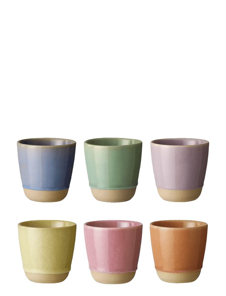 Aida - RAW colour - single wall mug 30 cl 6 pack 6 pcs - kaffetassen - multi-coloured - 1