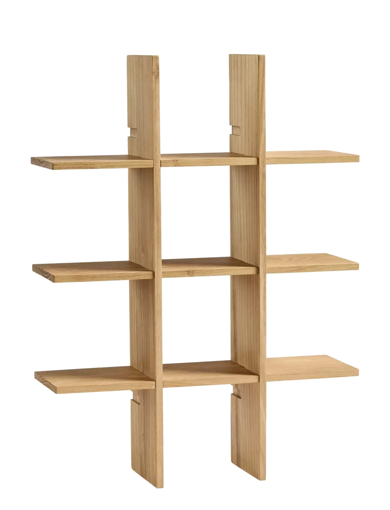 Aida - RAW Teak - reol 46.5*34.6*10cm 2 x 46.5*10*0.8 + 3 x 34.6*10*0.8cm - organiser - teak - 2