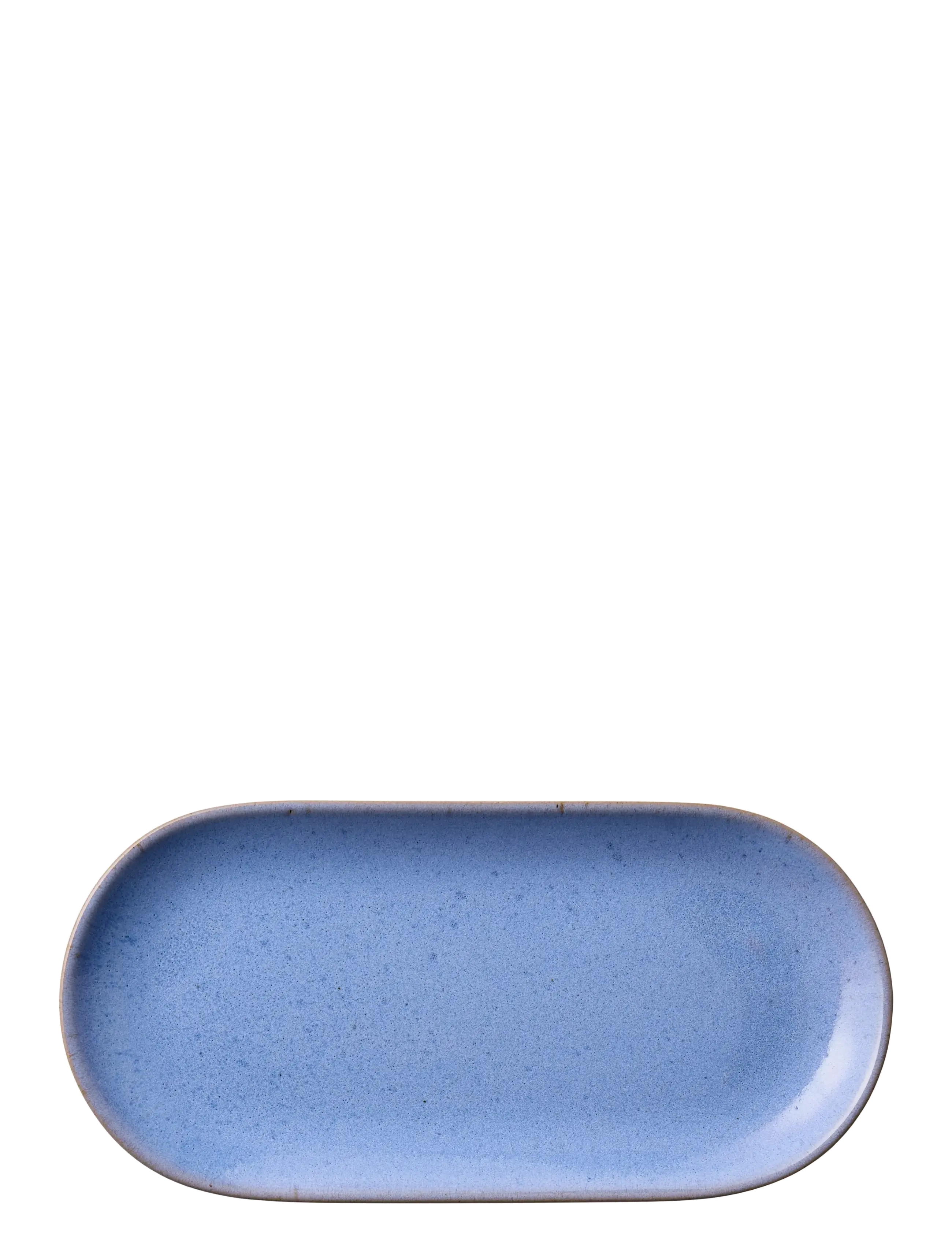 Aida RAW Colour - oval tall. Blueish 25x12x1,5 cm. - Plats de service - BLUEISH / blue