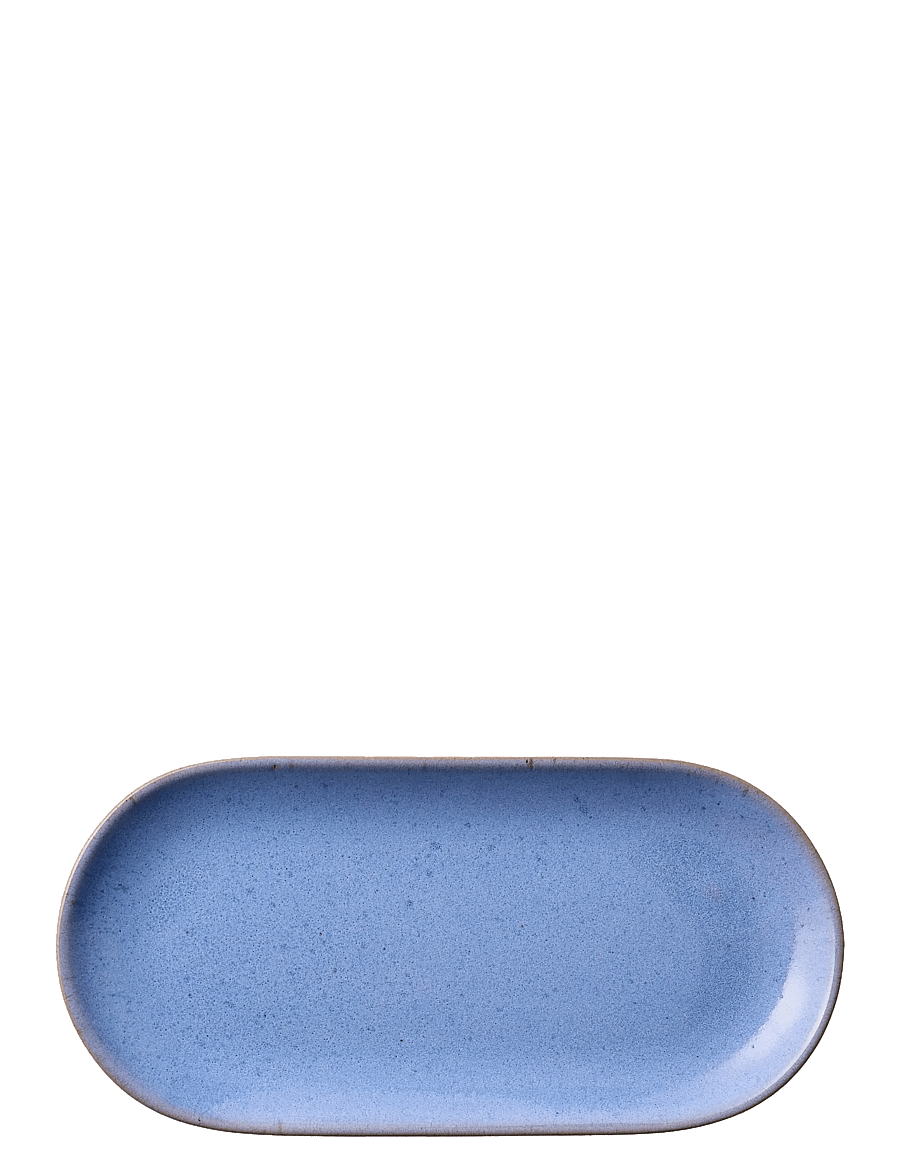 Aida - RAW Colour - oval tall. Blueish 25x12x1,5 cm. - servierplatten - blueish - 1