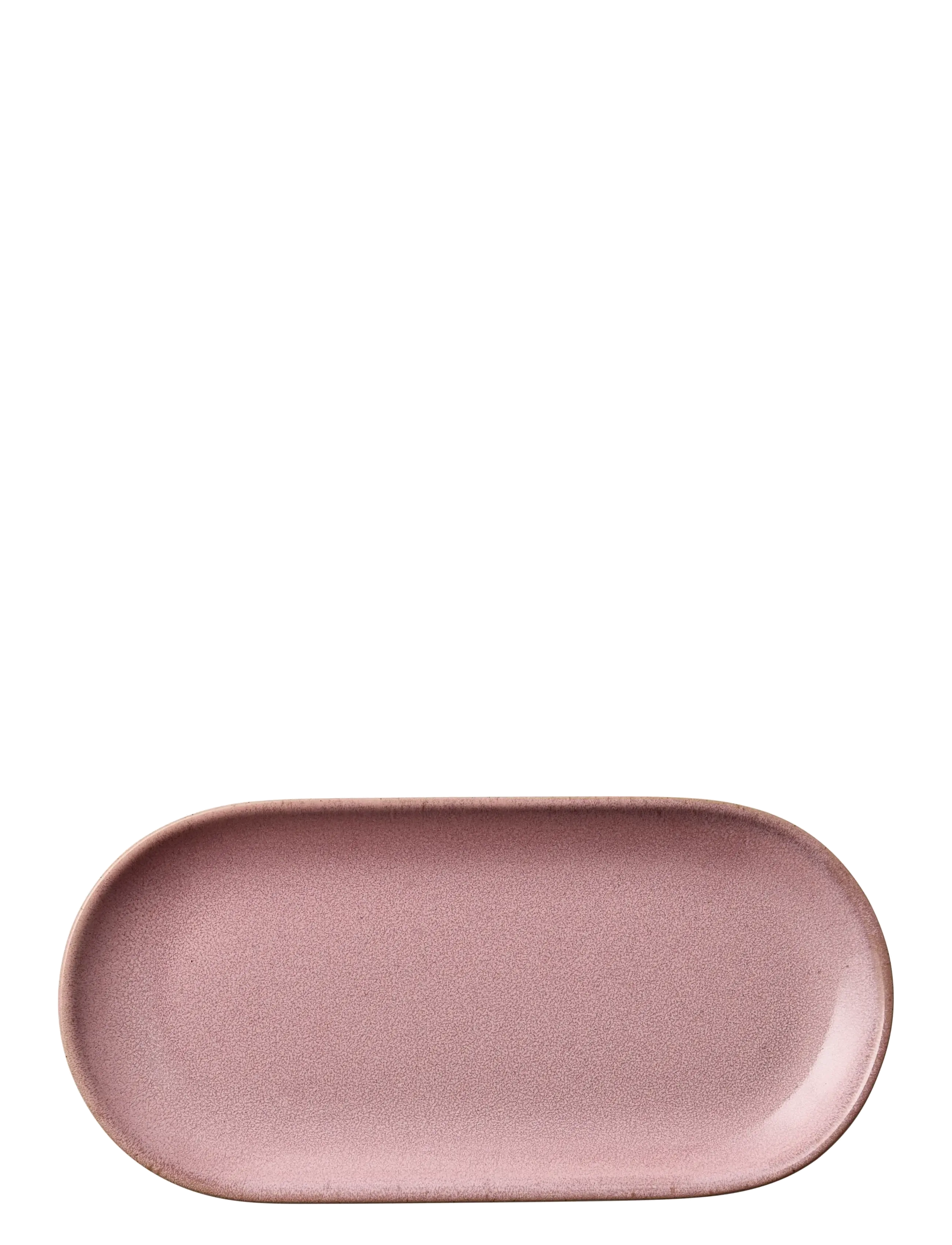 AIDA Raw Colour - Oval Tall. Roseish 25X12X1,5 Cm. Pink - One Size - Unisex