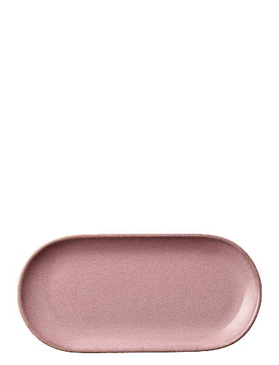 Aida RAW Colour - oval tall. Roseish 25x12x1,5 cm. - Astiat - ROSEISH / pink/rose