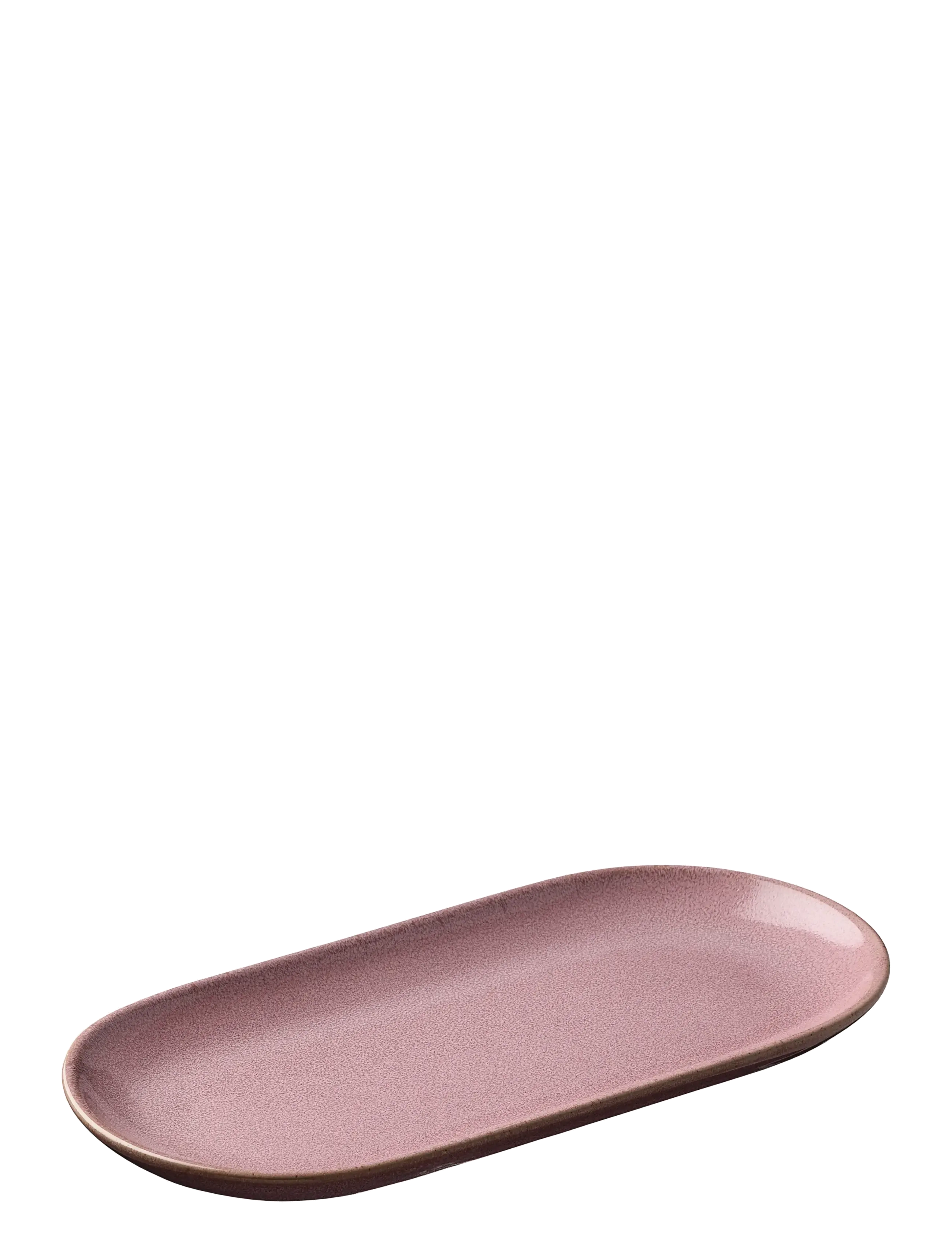 Aida - RAW Colour - oval tall. Roseish 25x12x1,5 cm. - roseish - 2